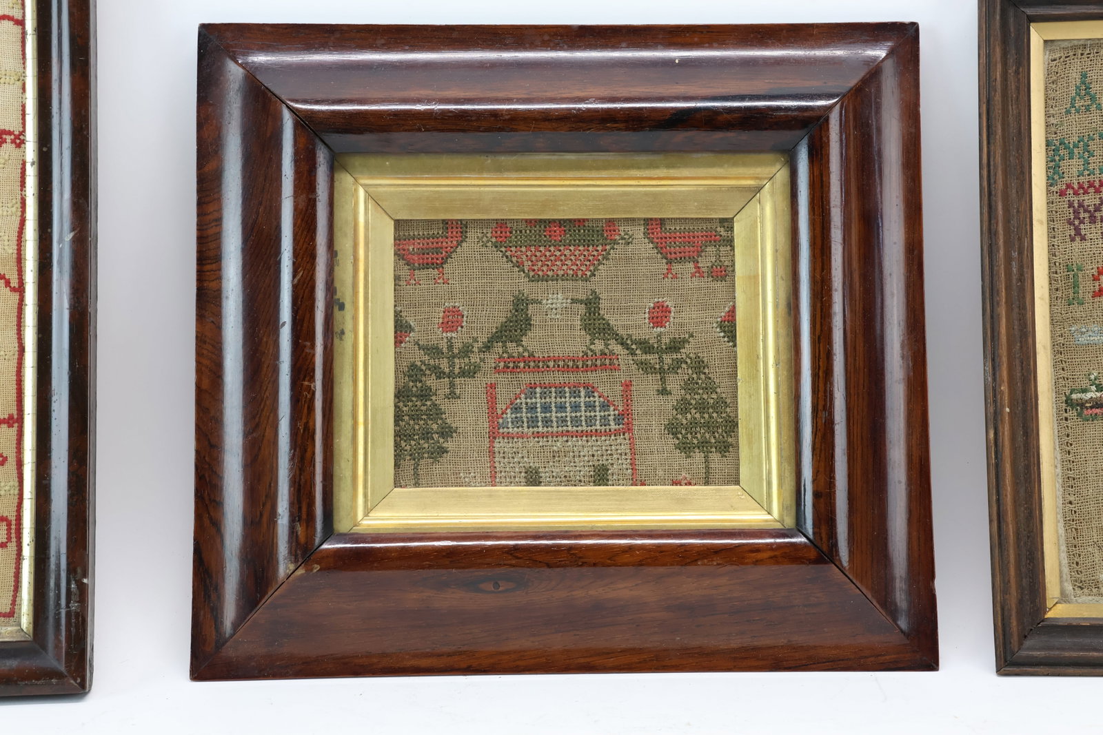 Two Antique Neddlework Samplers - 2