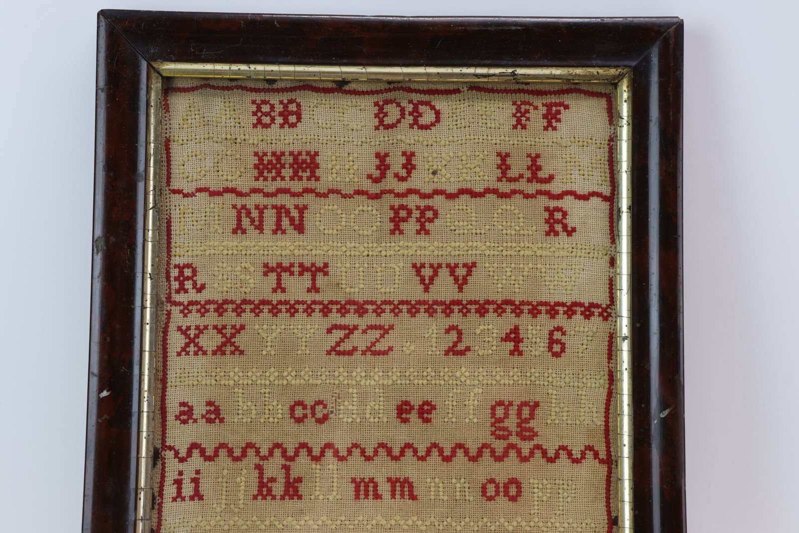 Two Antique Neddlework Samplers - 9