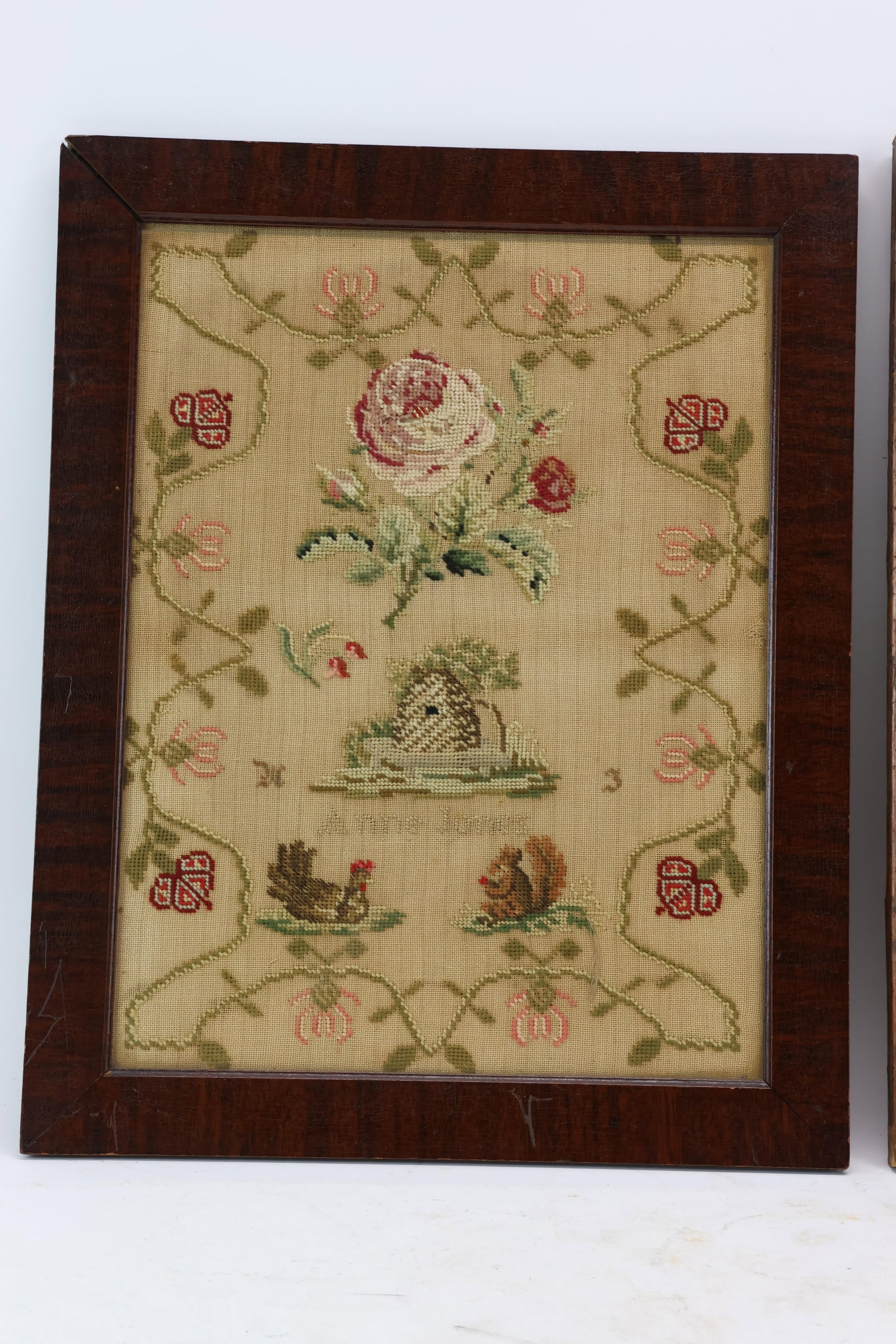 Antique Needlework Sampler 1885 - 3