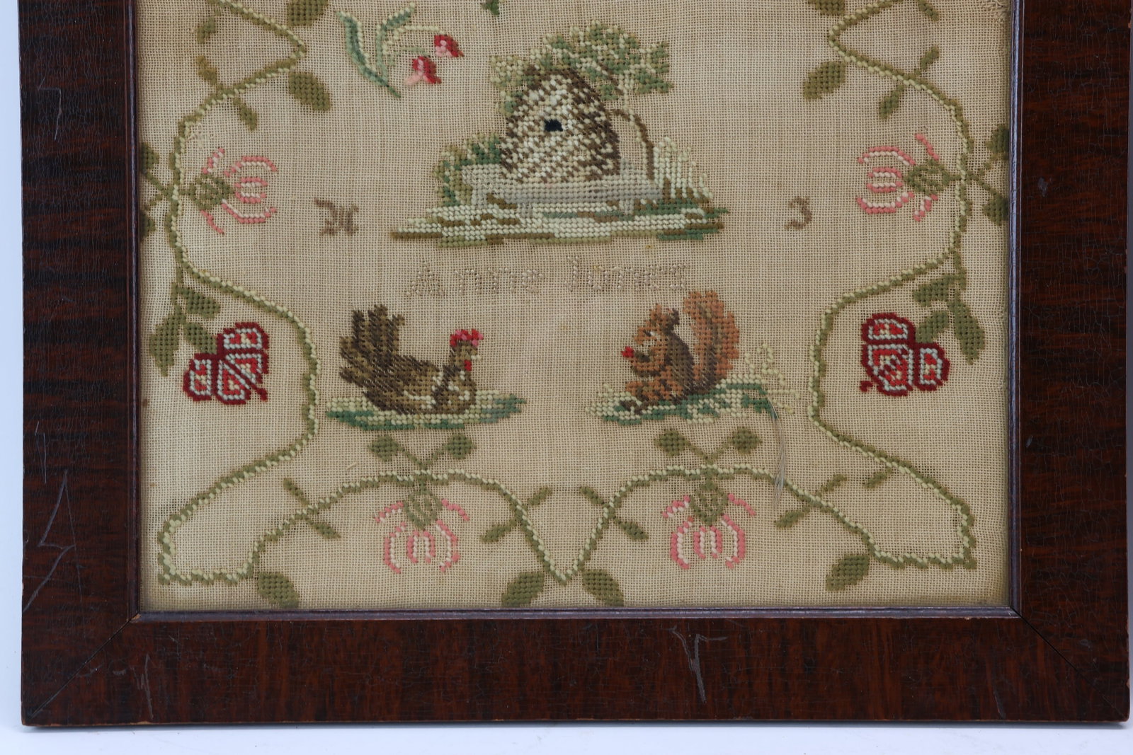 Antique Needlework Sampler 1885 - 5