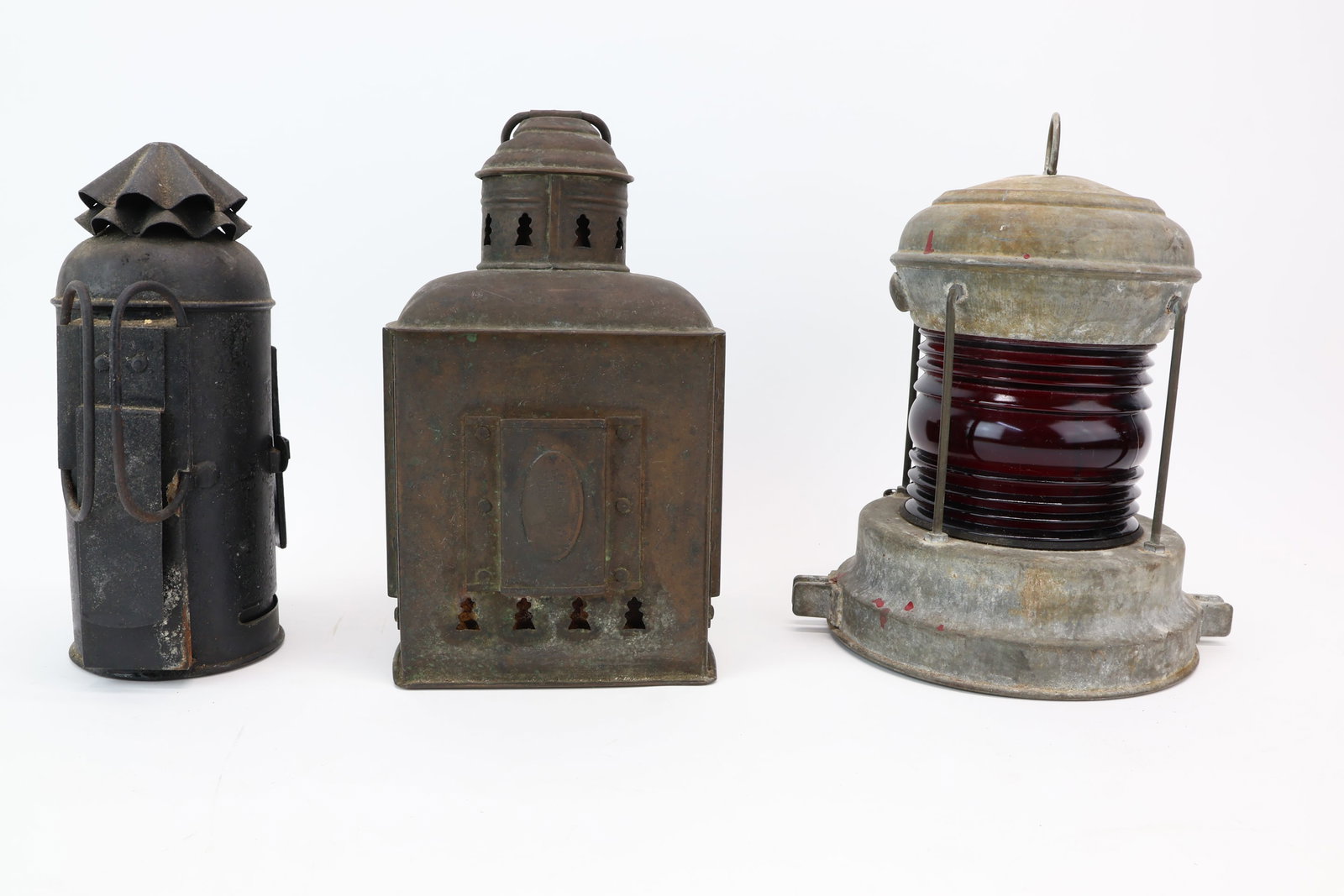 Three Assorted Marine Navigational Lights - 2