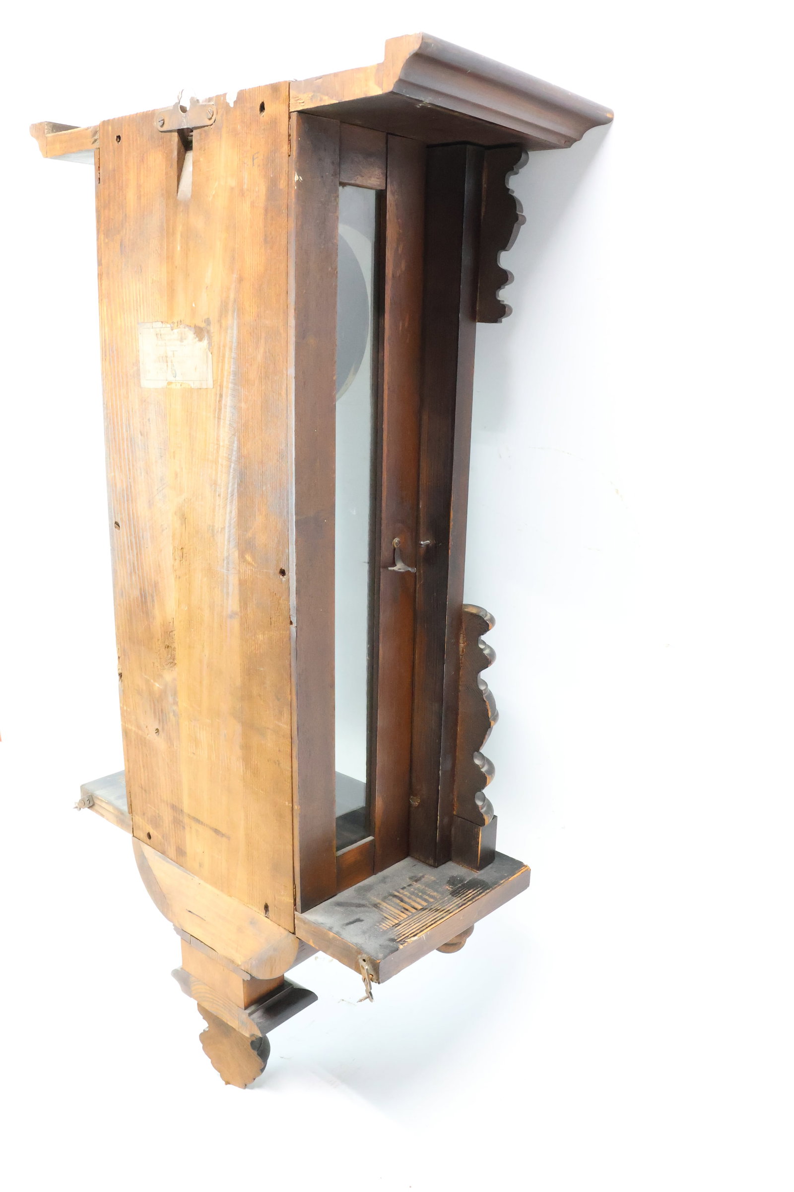 Antique Continental Regulator Wall Clock - 12