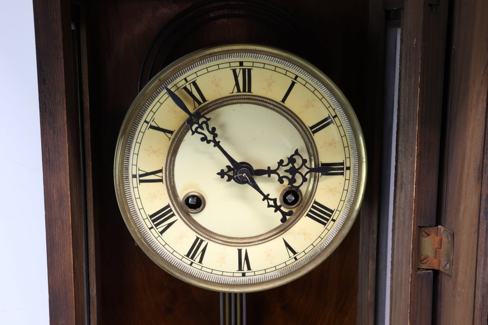 Antique Continental Regulator Wall Clock - 5