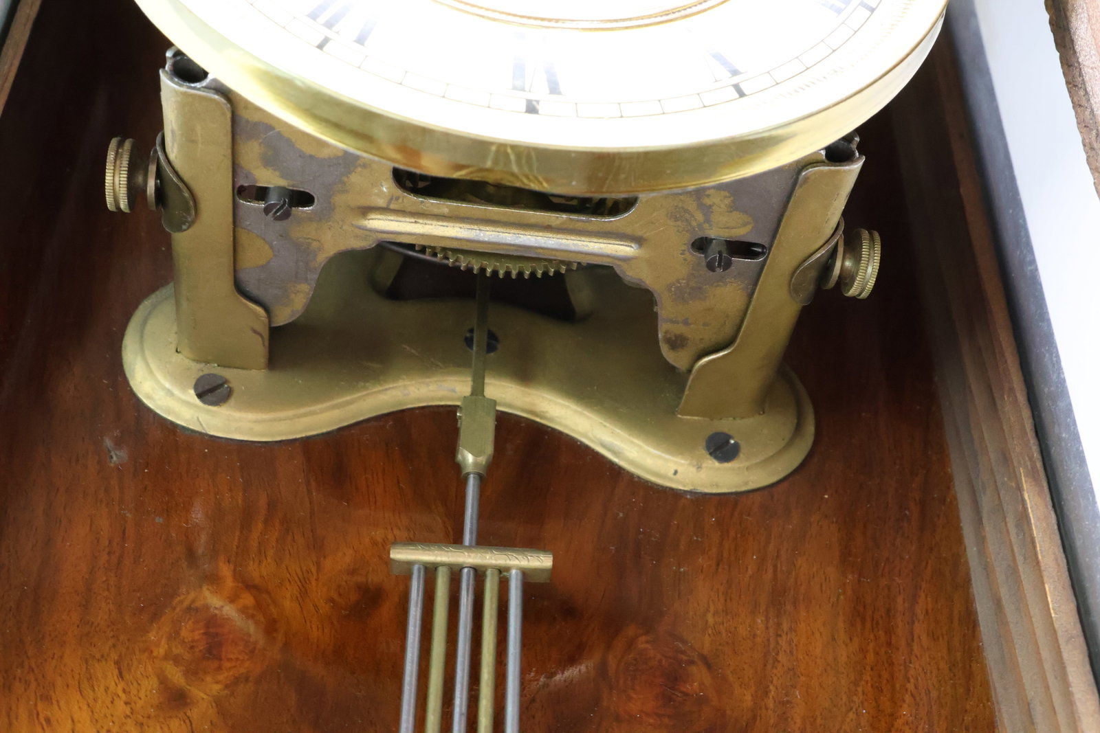 Antique Continental Regulator Wall Clock - 7