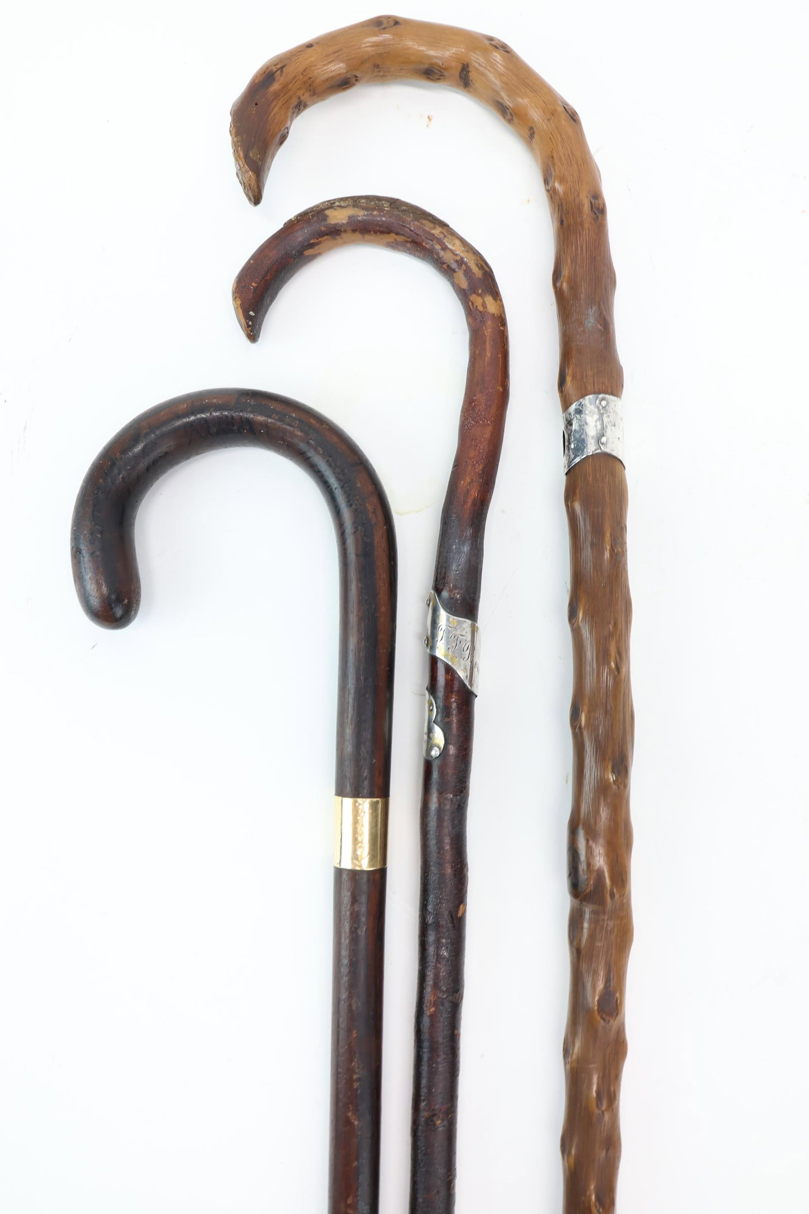 Vintage Crook Handled Walking Cane (1 of 13)