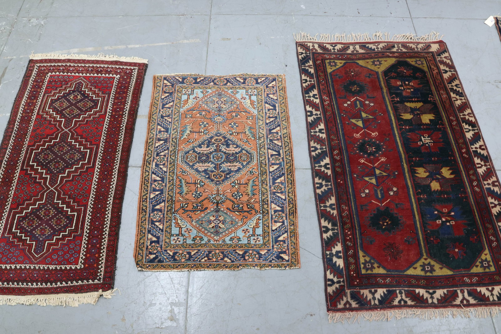 Group of Three Assorted Throw Rugs (1 of 16)