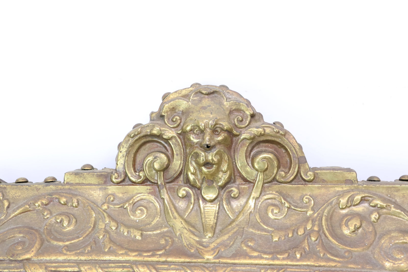 Antique Brass Embossed Wall Clock - 4