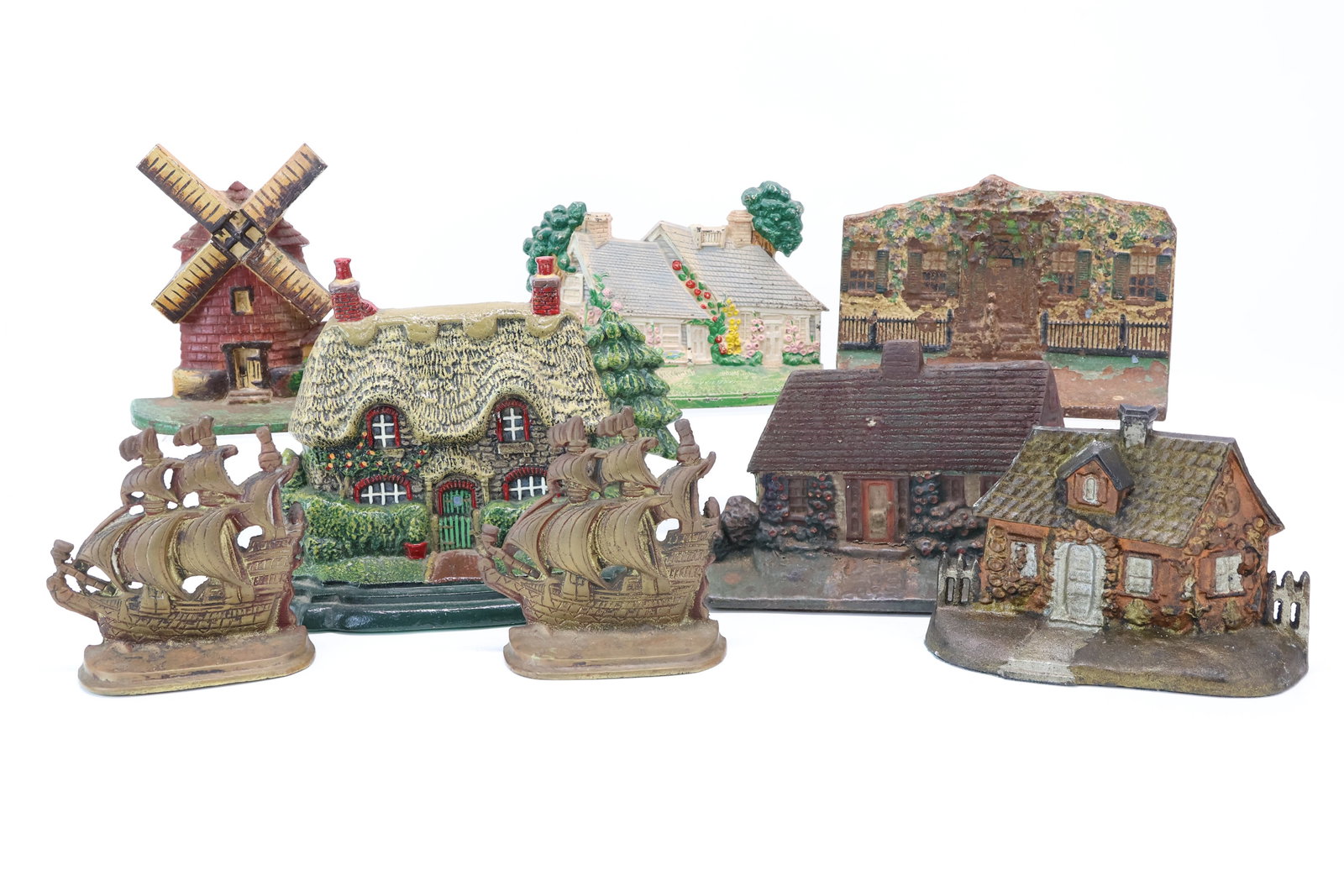 Group of Assorted Cast Iron Door Stops (1 of 9)