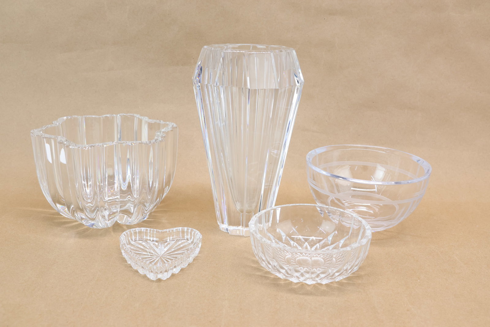 Group of Assorted Colorless Glass Table Articles (1 of 17)