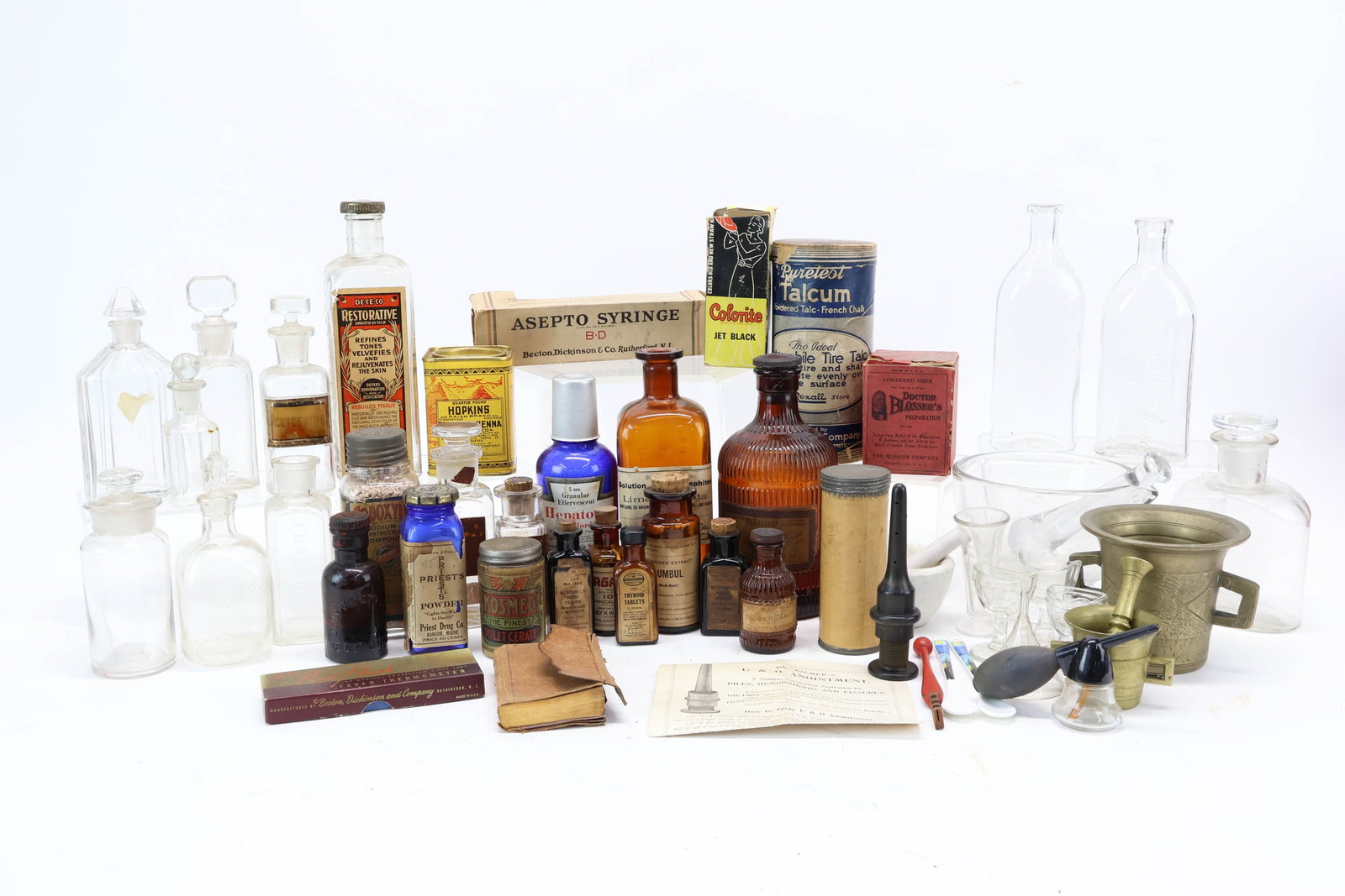 Large Group of Medical Bottles and Instruments (1 of 12)