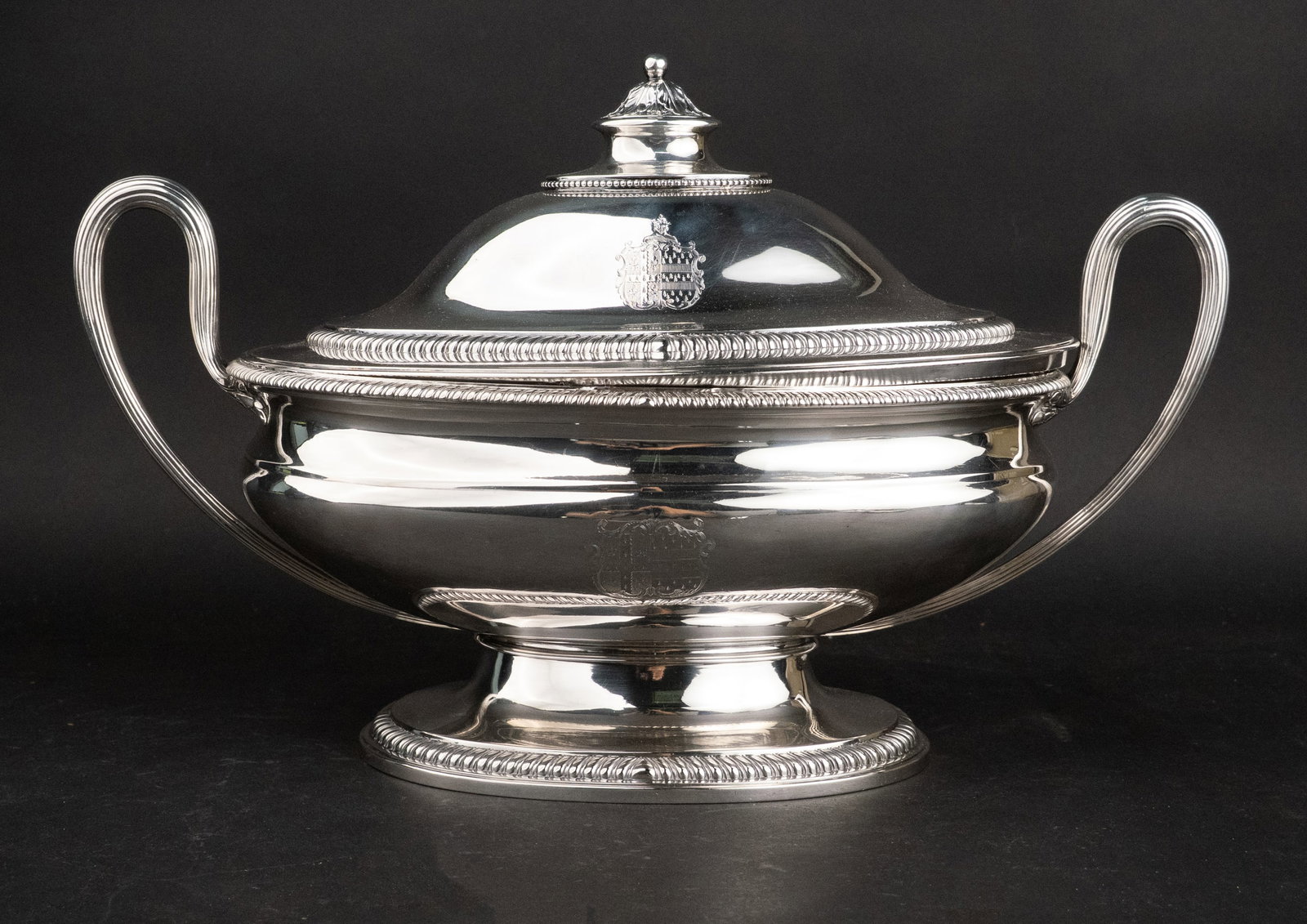 Georgian 18th C. Silver Covered Bowl (1 of 12)
