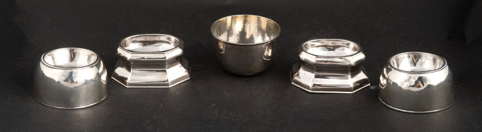 Pair of Queen Anne Britannia Standard Silver Salts (1 of 10)