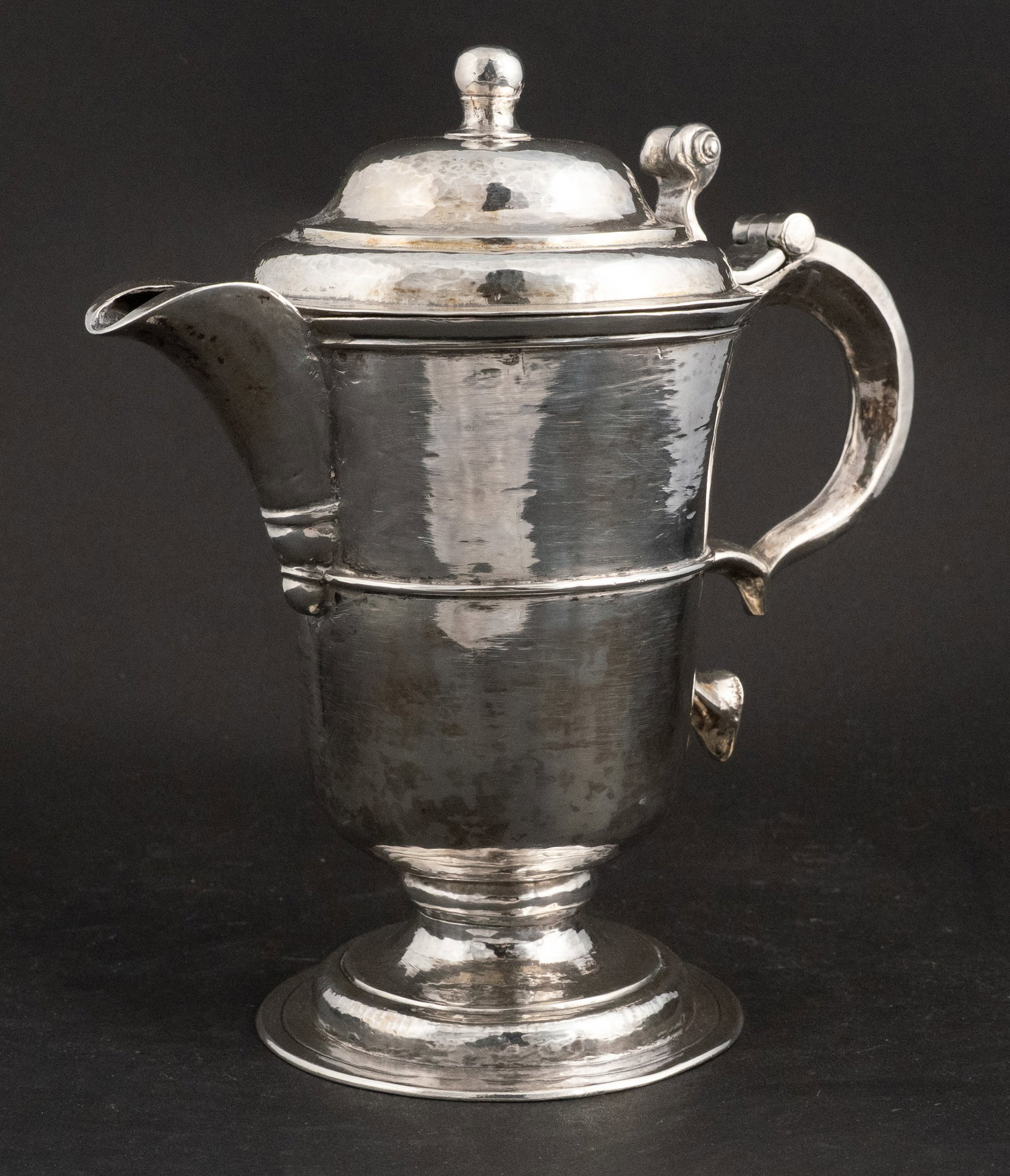 Ebenezer Coker English Silver Footed Pitcher (1 of 8)
