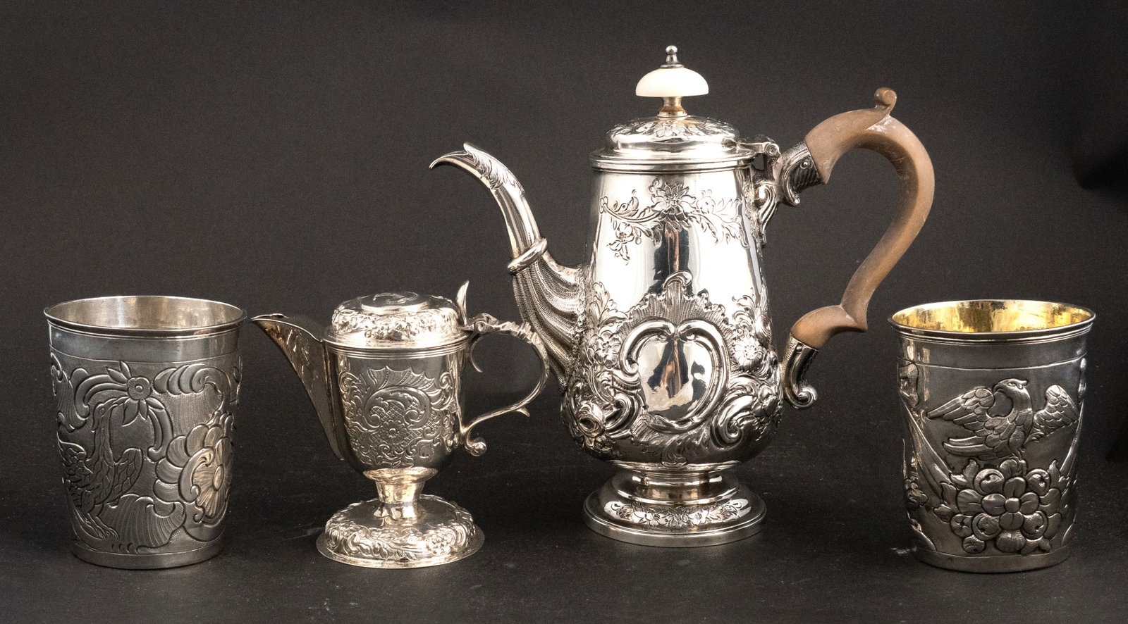 Two Russian Silver Kiddush Cups - 10