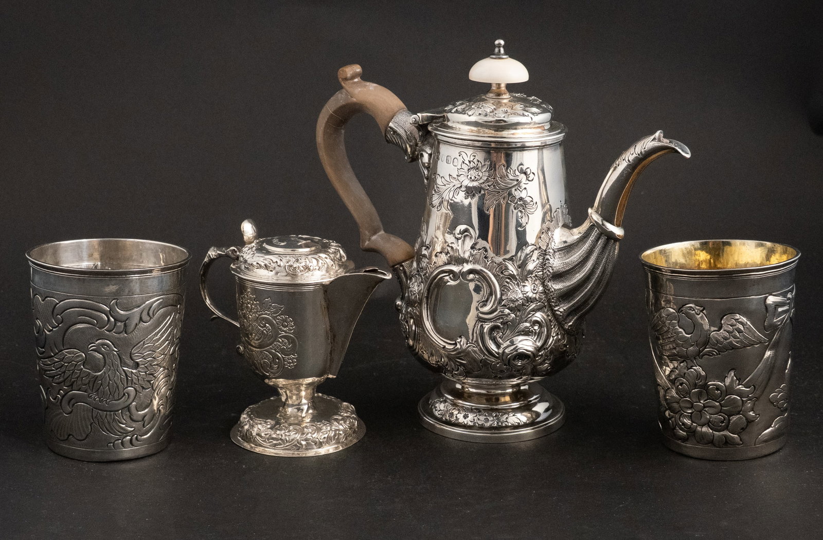 Two Russian Silver Kiddush Cups (1 of 16)