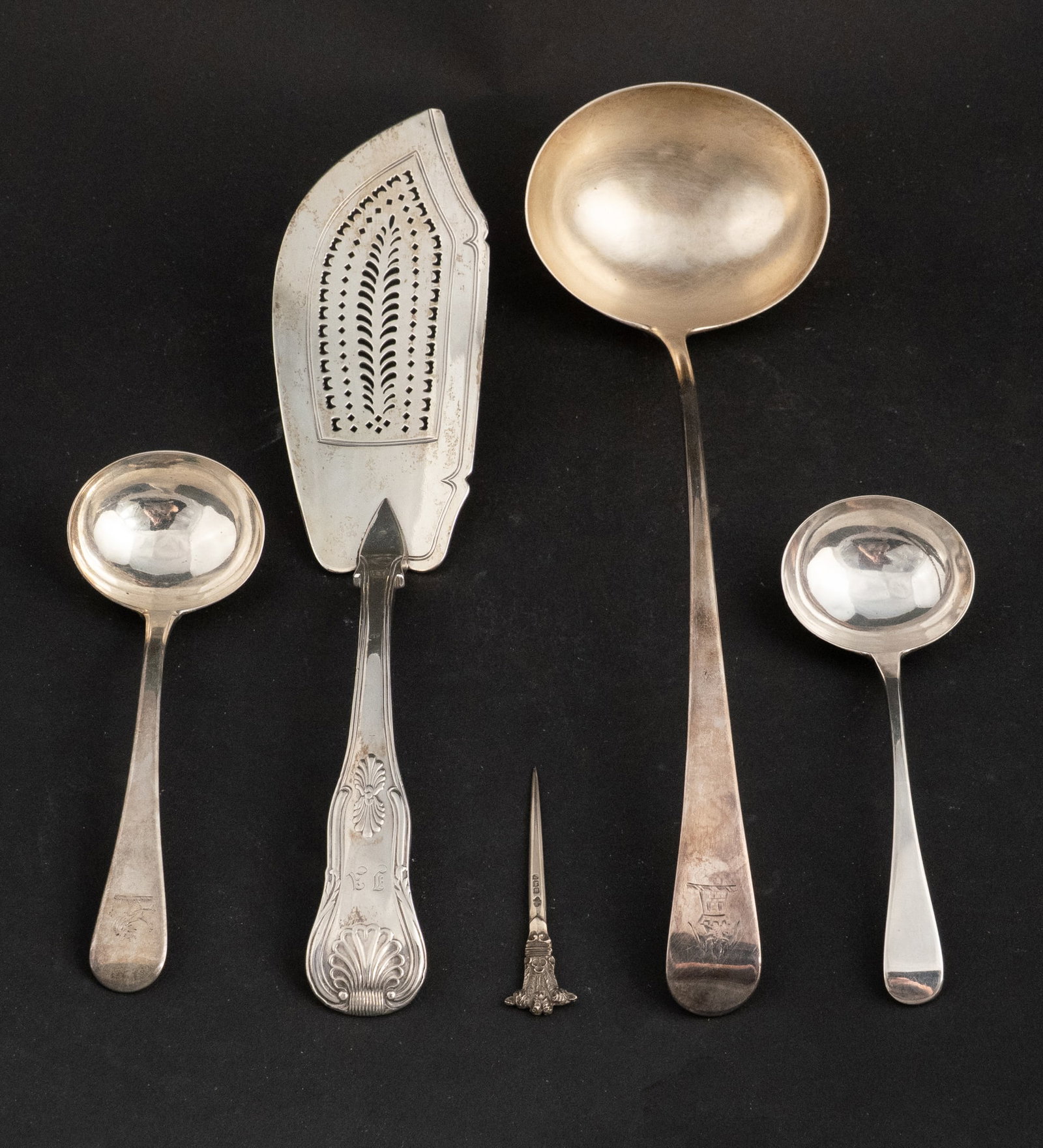 Three English Silver Ladles (1 of 12)
