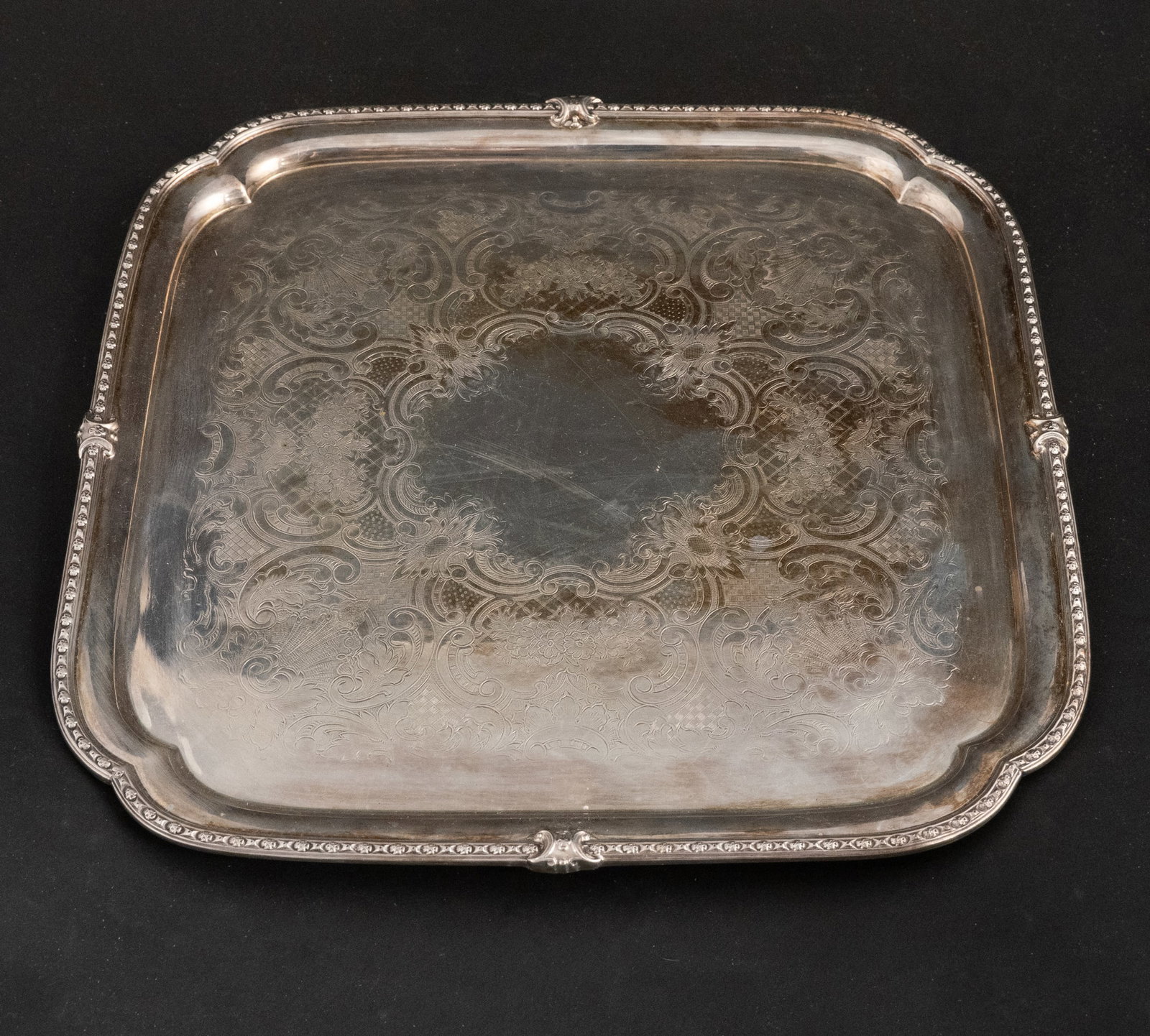 Reproduction Paul de Lamere Silver Salver (1 of 8)