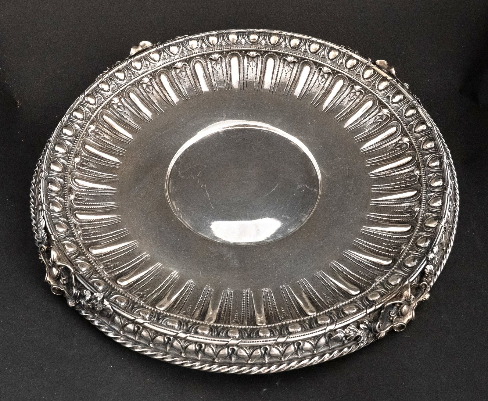 Continental 800 Silver Ewer and Underplate - 11