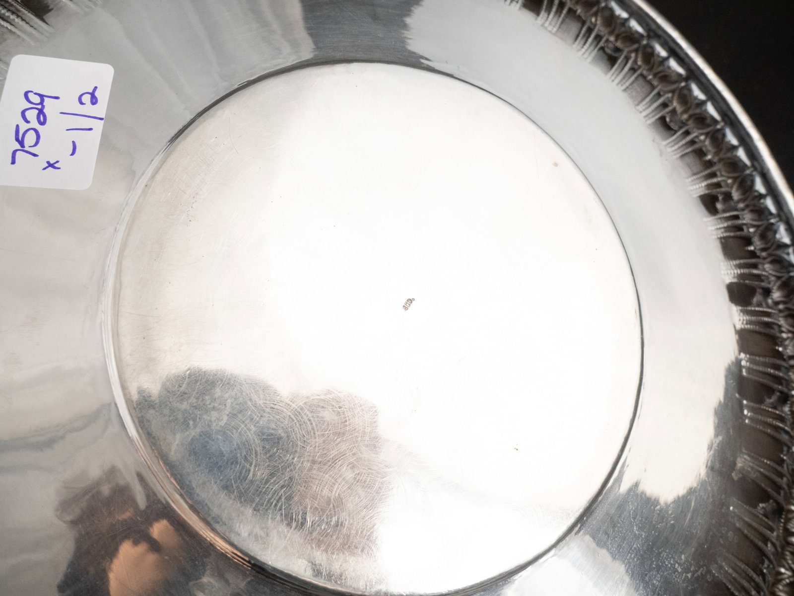 Continental 800 Silver Ewer and Underplate - 12
