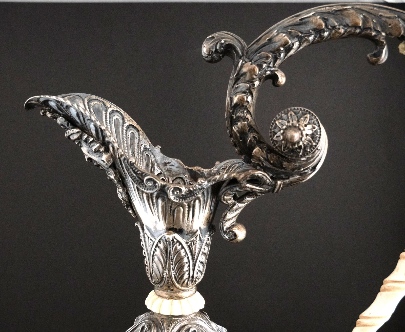 Continental 800 Silver Ewer and Underplate - 6