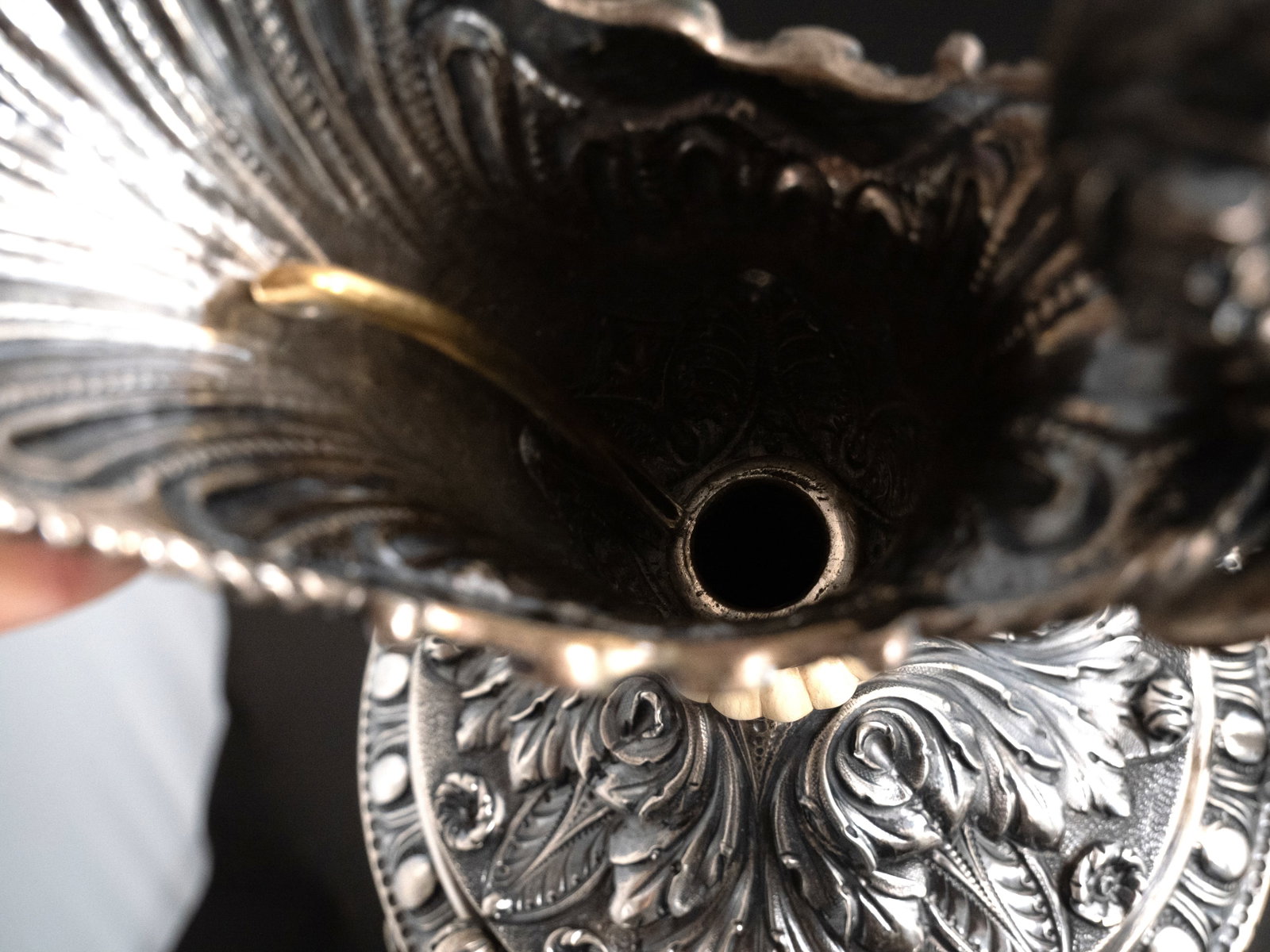 Continental 800 Silver Ewer and Underplate - 7