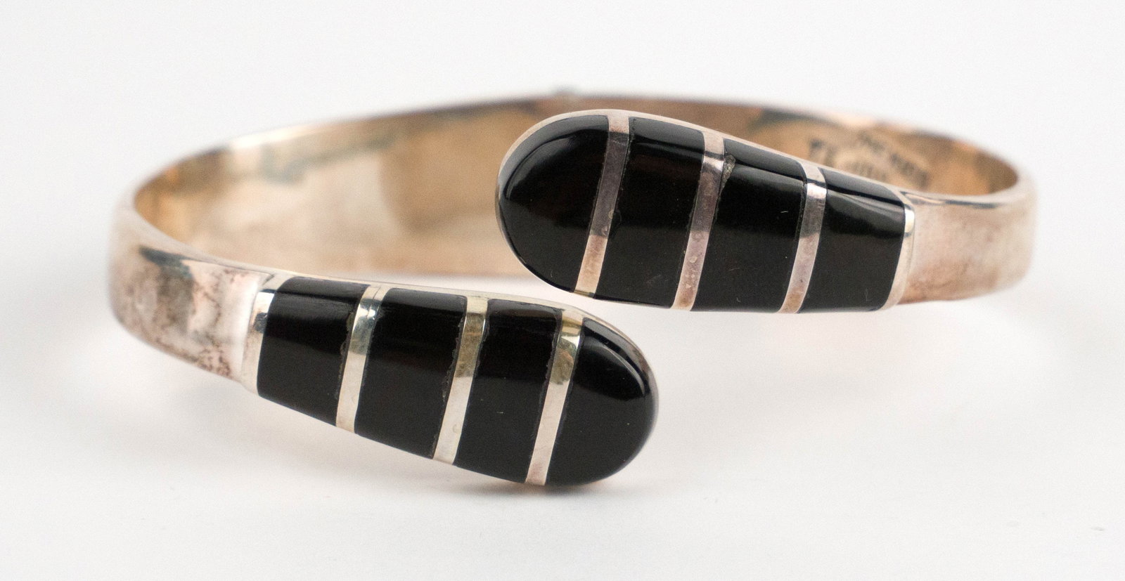 Two Mexican Silver Bracelets - 2