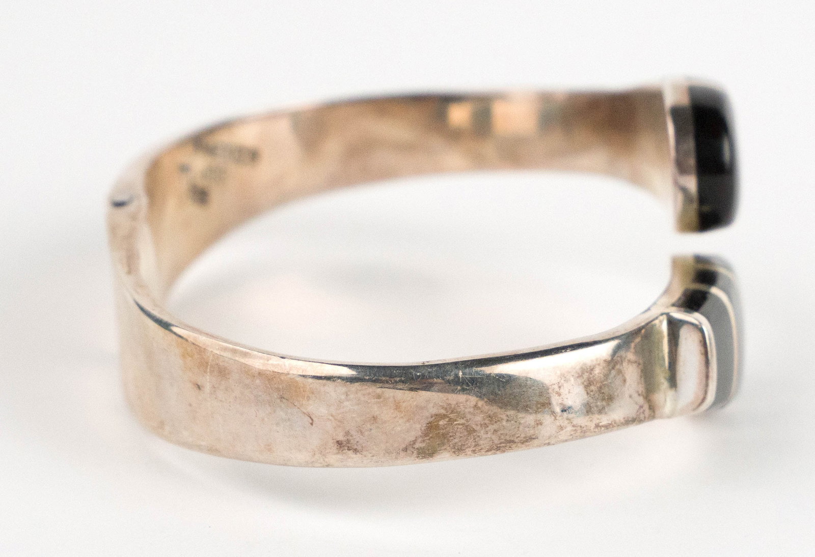 Two Mexican Silver Bracelets - 3