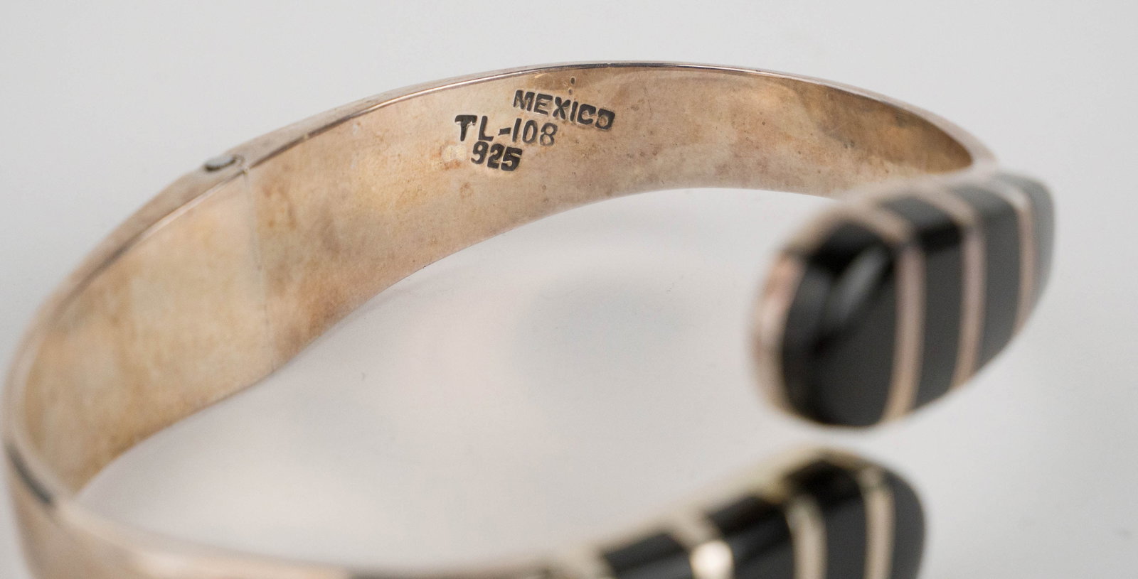 Two Mexican Silver Bracelets - 5