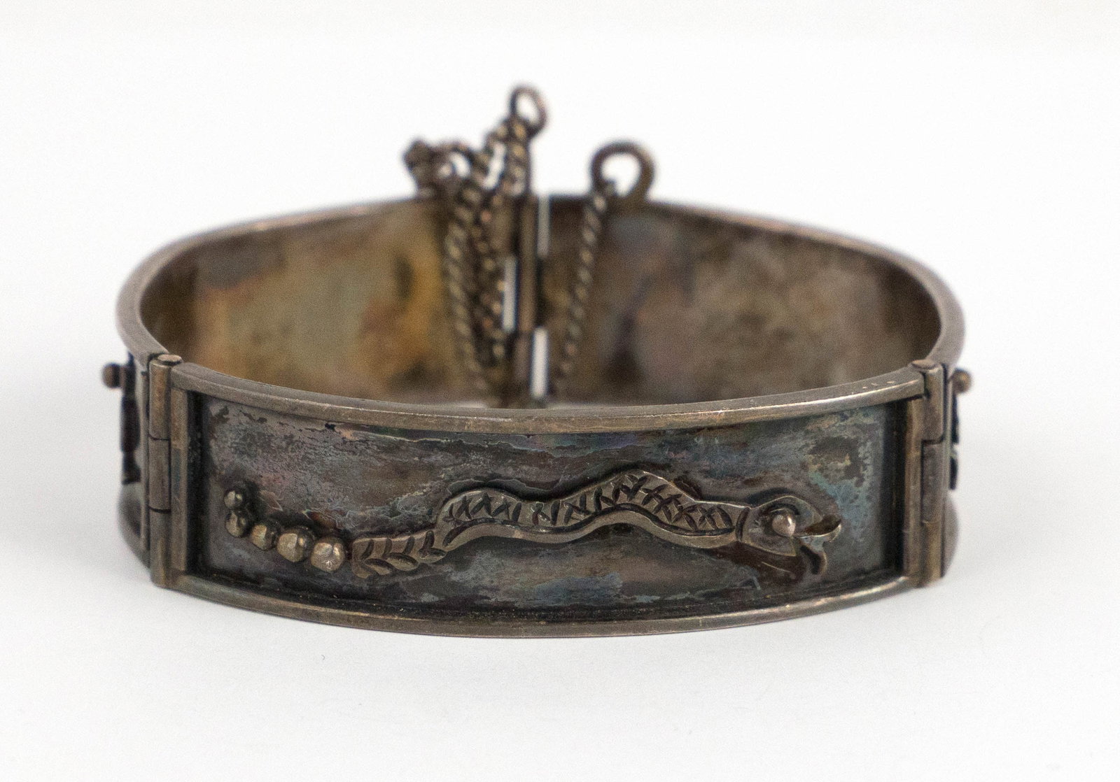 Two Mexican Silver Bracelets - 6