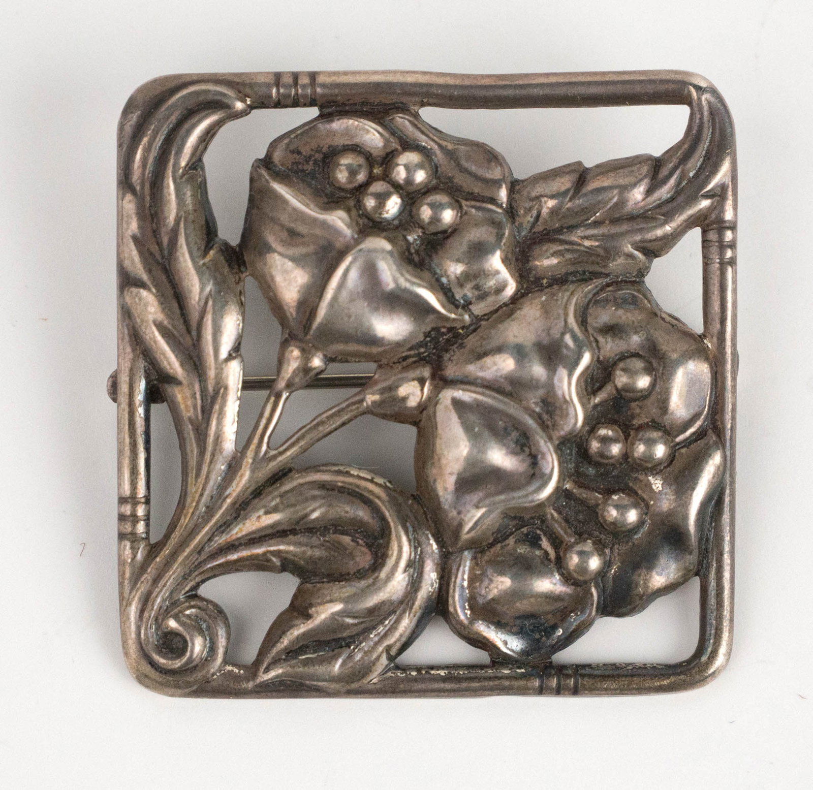 Two Silver Openwork Brooches - 5
