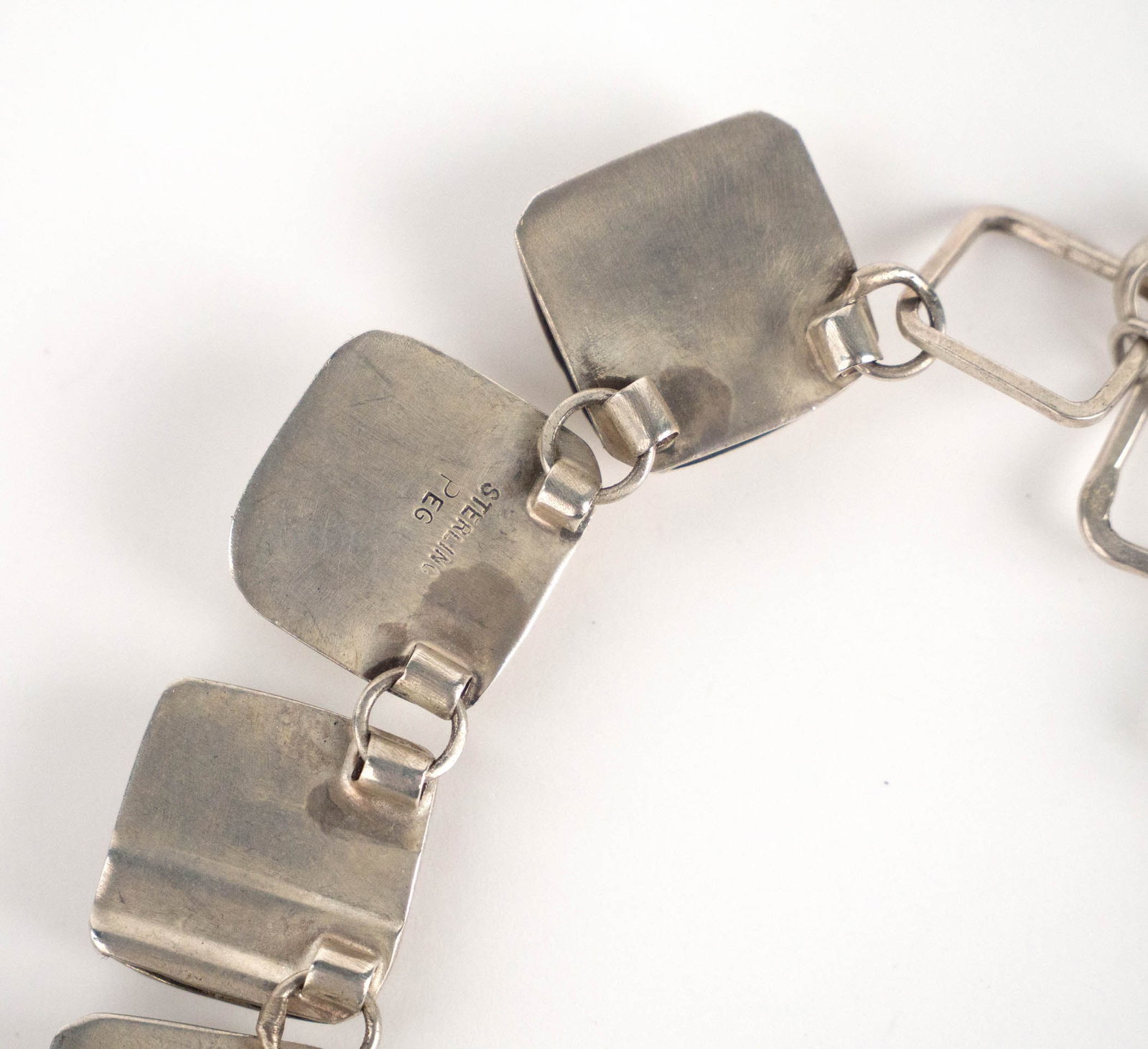 Modern Silver Necklace - 6