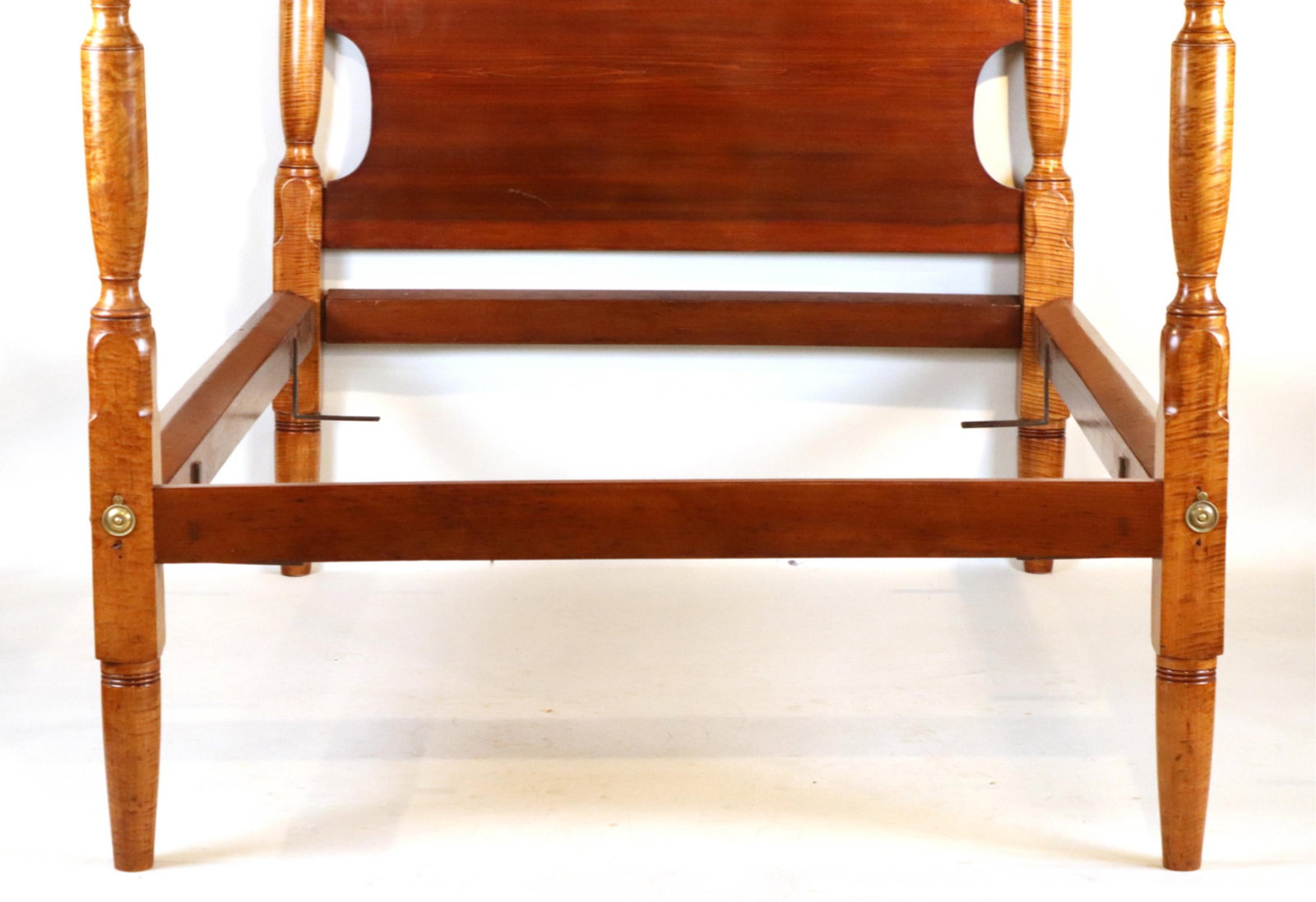 Federal Figured Maple Tall Post Bedstead - 2