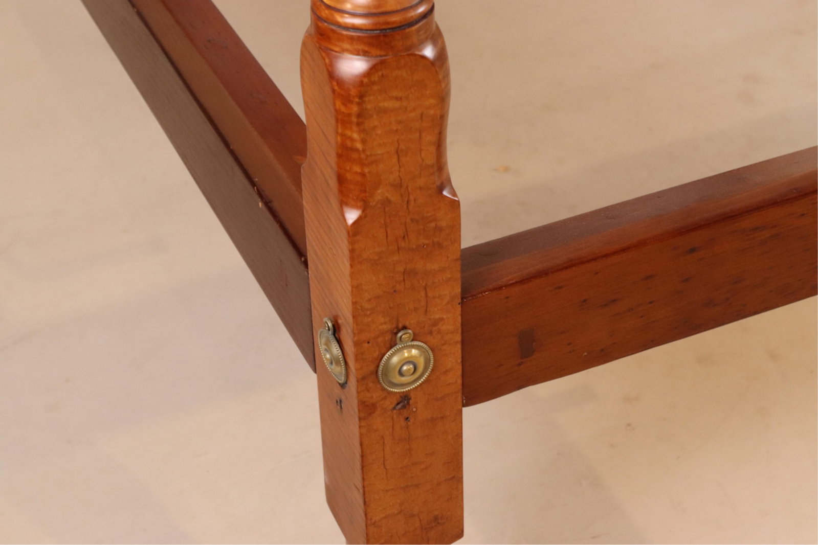 Federal Figured Maple Tall Post Bedstead - 4