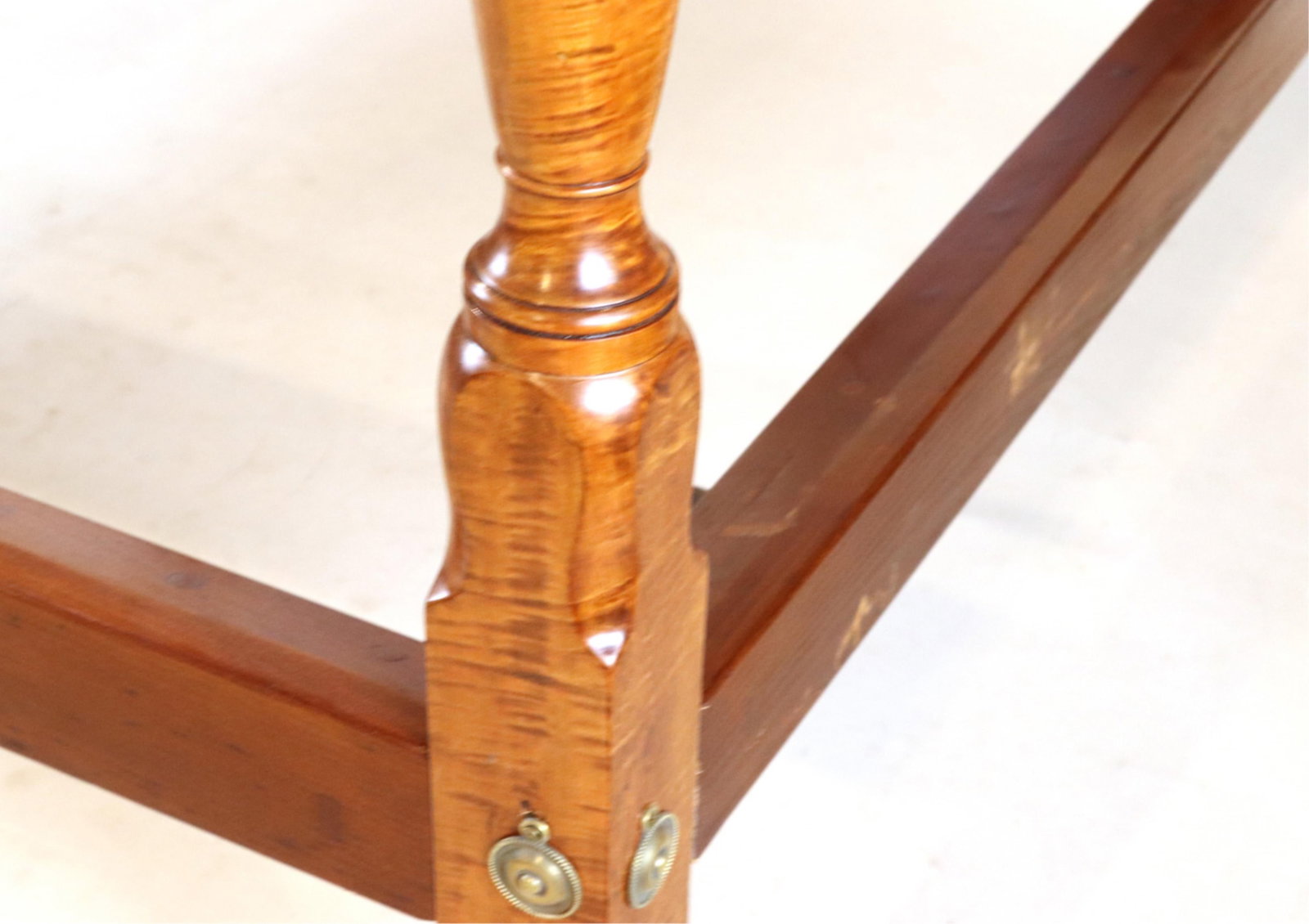Federal Figured Maple Tall Post Bedstead - 5