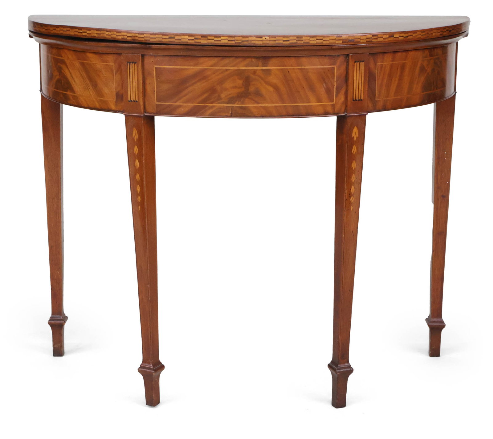 Federal Inlaid Mahogany Games Table, Attributed to John and Thomas Seymour (1 of 16)