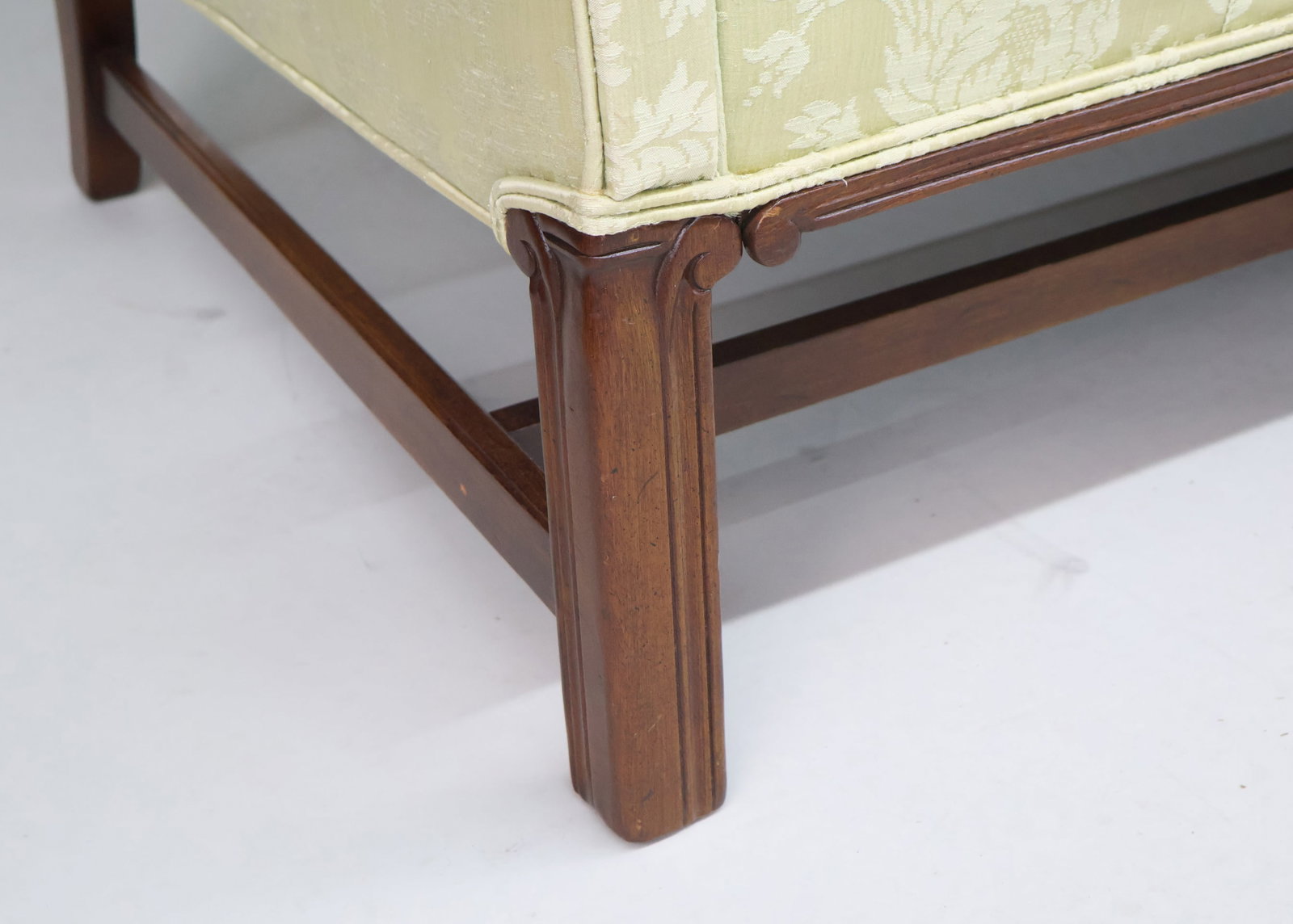 Chippendale Style Camelback Sofa - 10