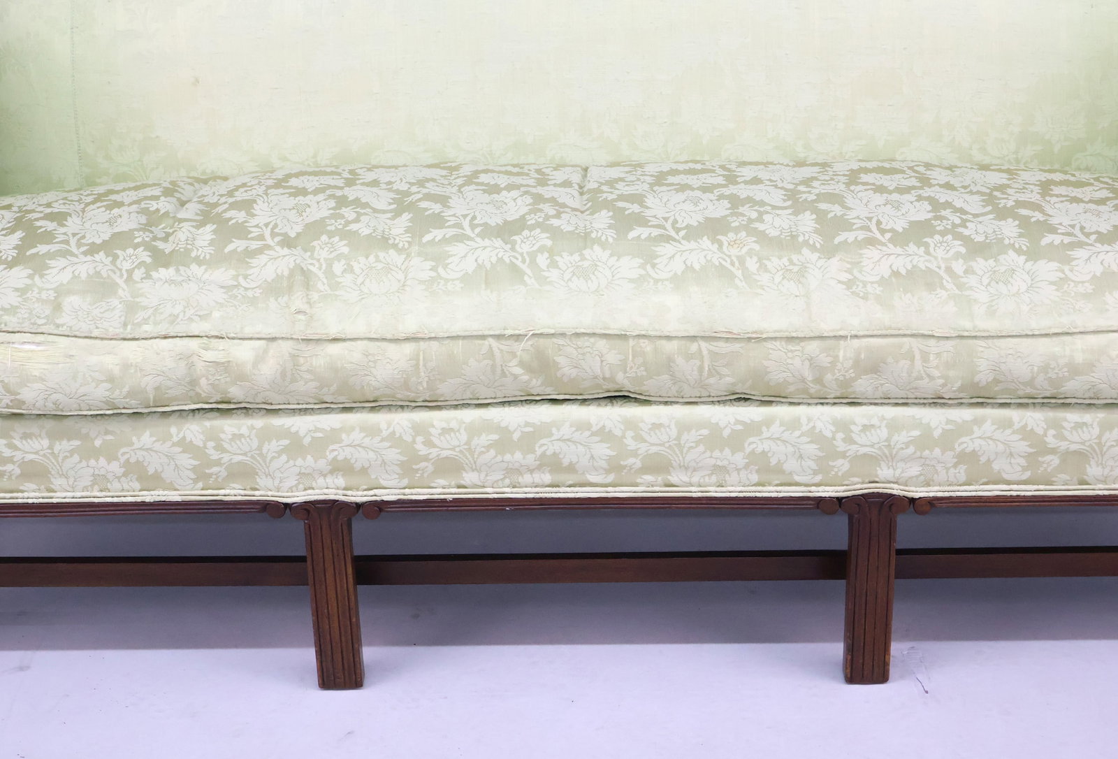 Chippendale Style Camelback Sofa - 13