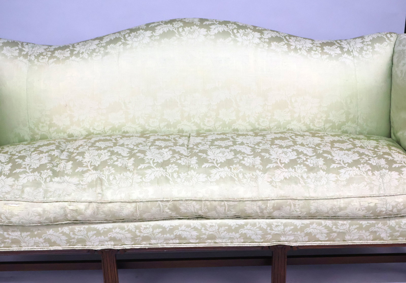 Chippendale Style Camelback Sofa - 14