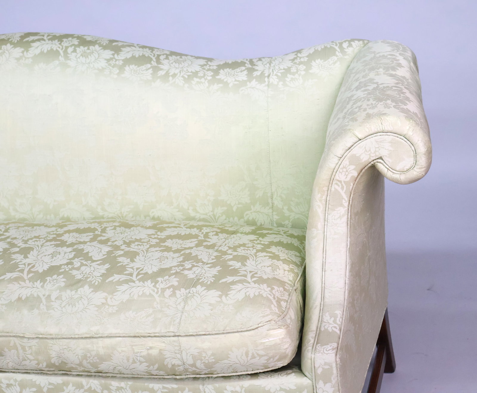 Chippendale Style Camelback Sofa - 15