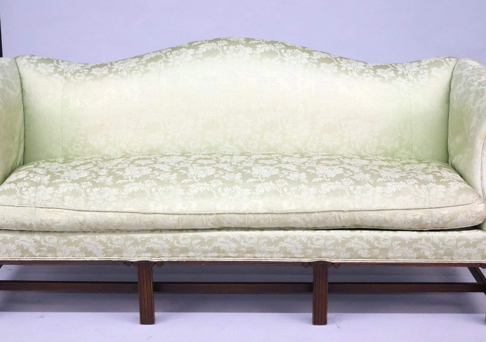 Chippendale Style Camelback Sofa - 2