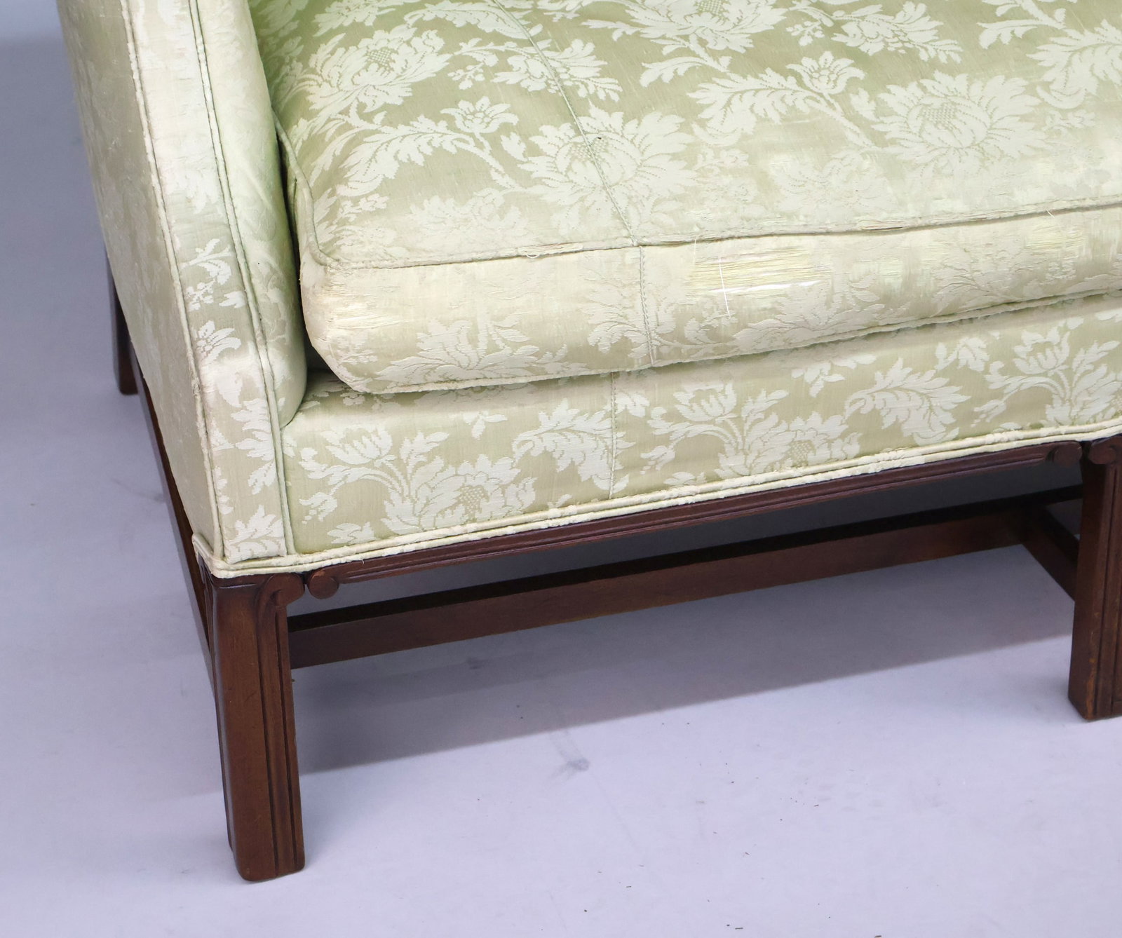 Chippendale Style Camelback Sofa - 4