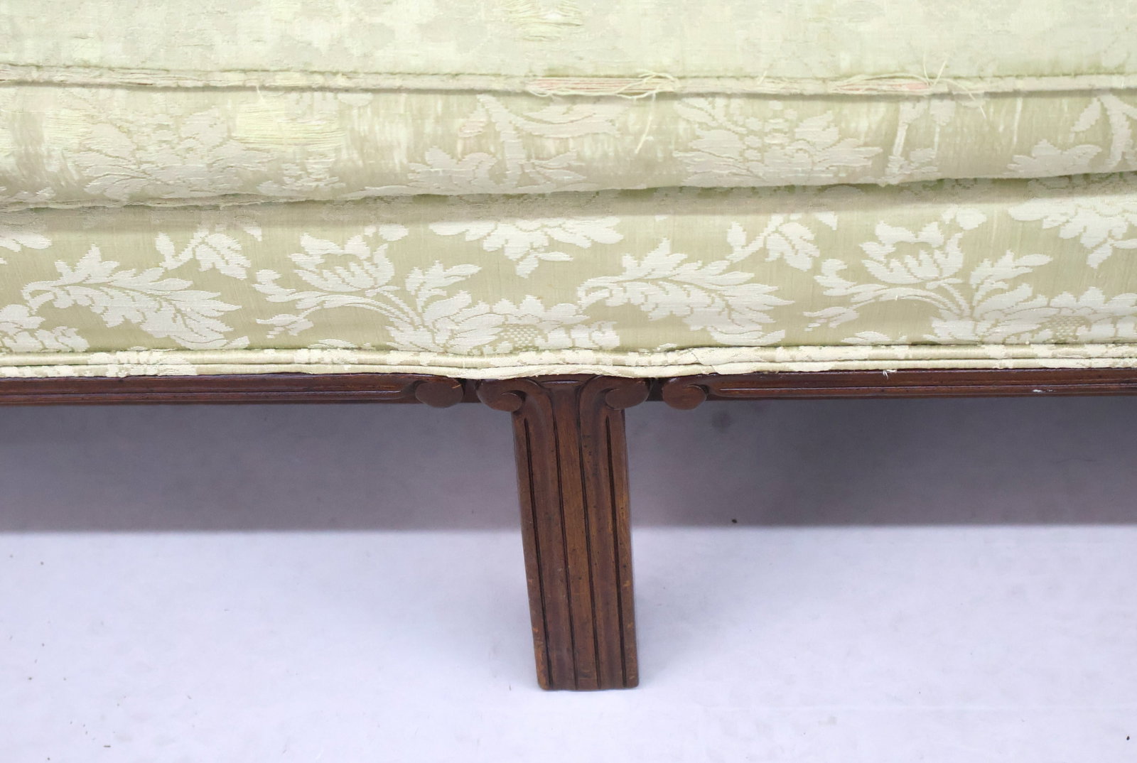 Chippendale Style Camelback Sofa - 6