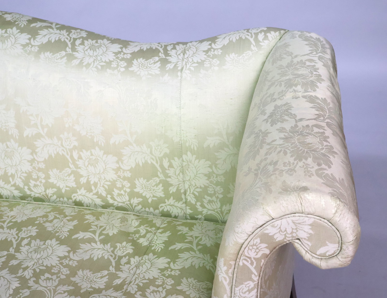 Chippendale Style Camelback Sofa - 7