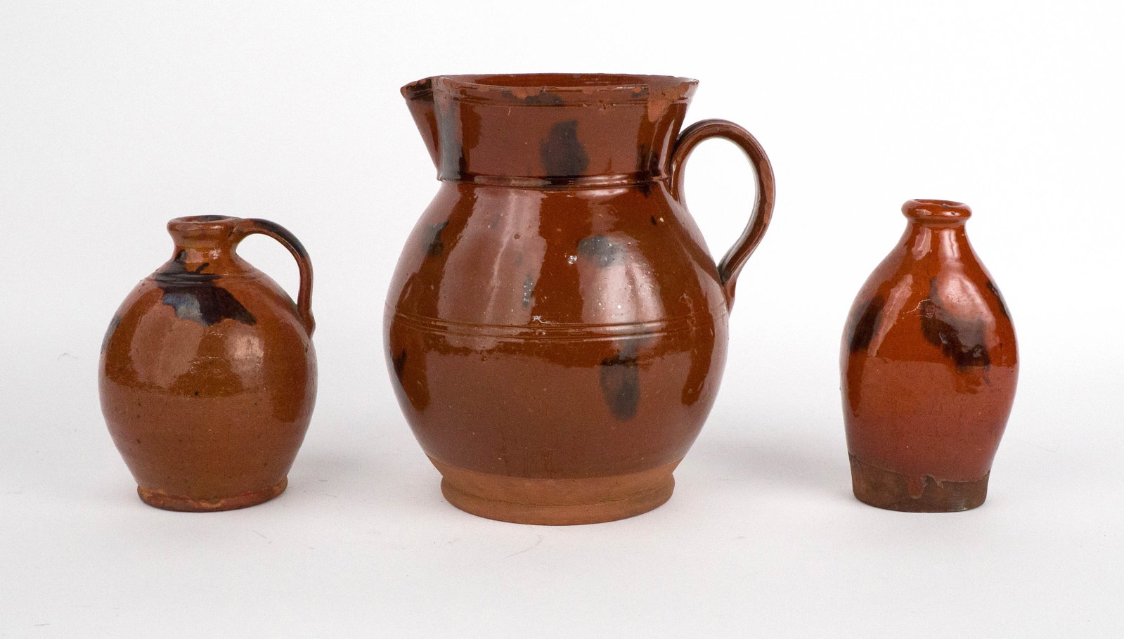 Three Redware Vessels - 8
