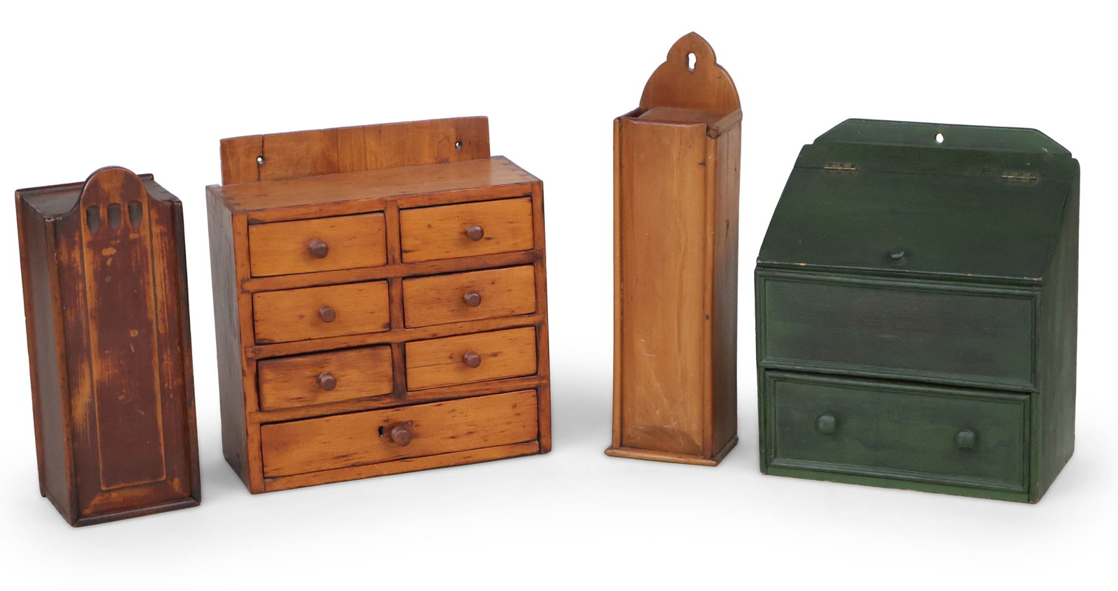 Four Country Wood Hanging Boxes (1 of 13)