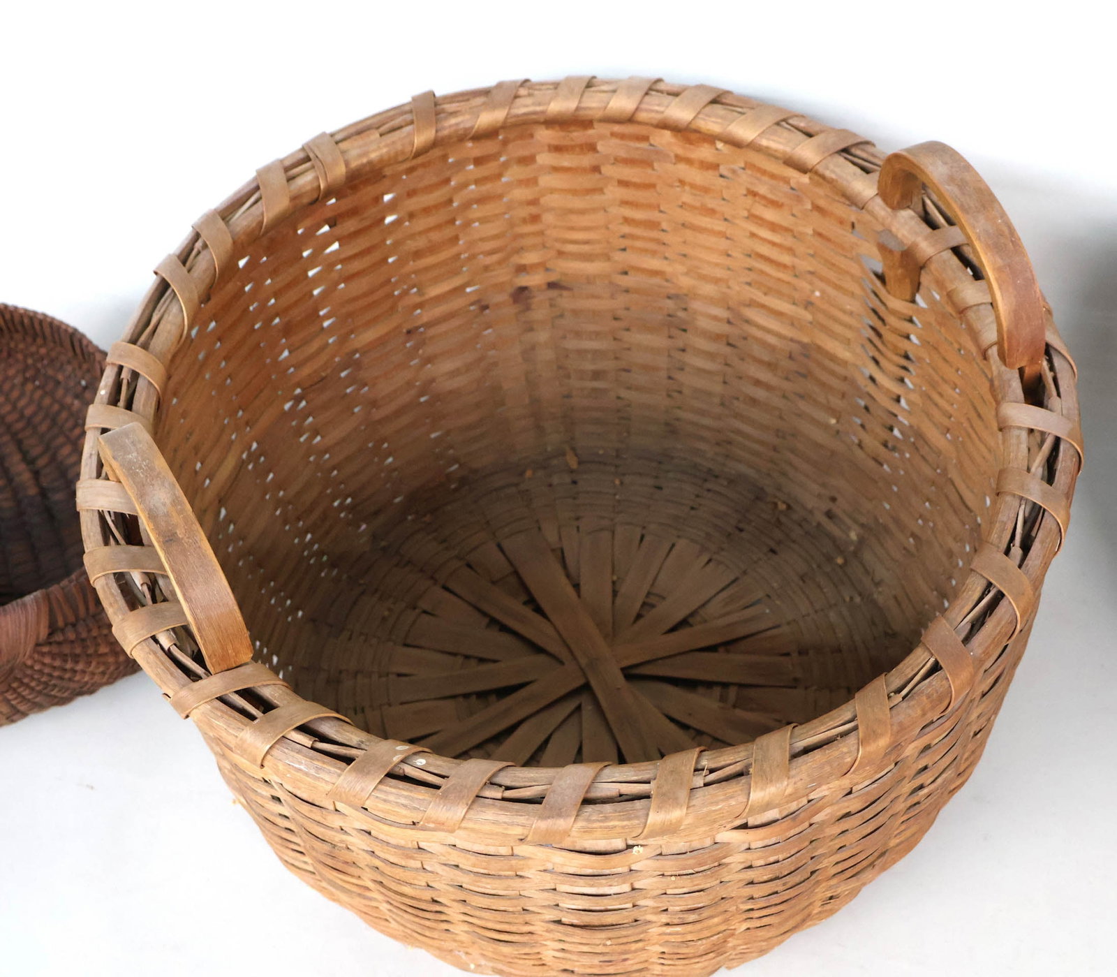 Six Splint Woven Baskets - 7