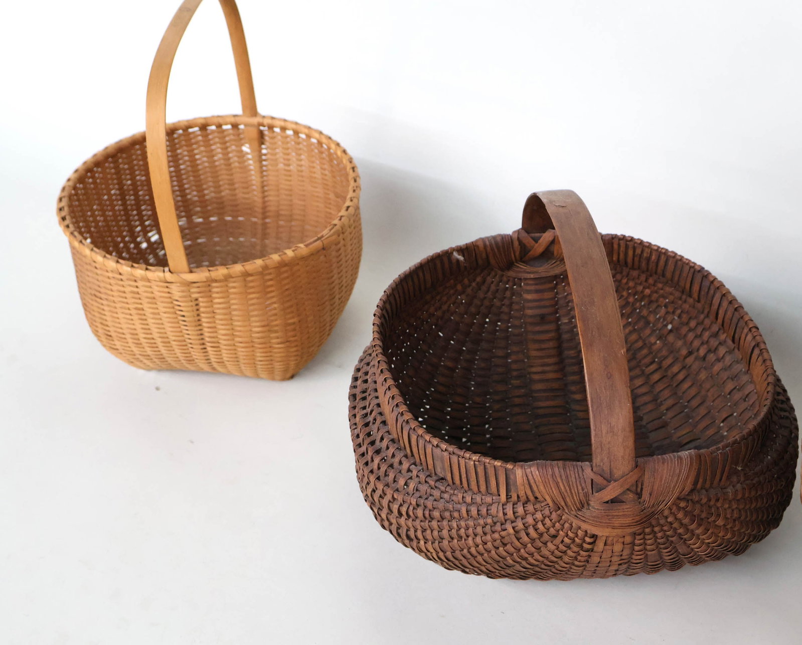 Six Splint Woven Baskets - 8