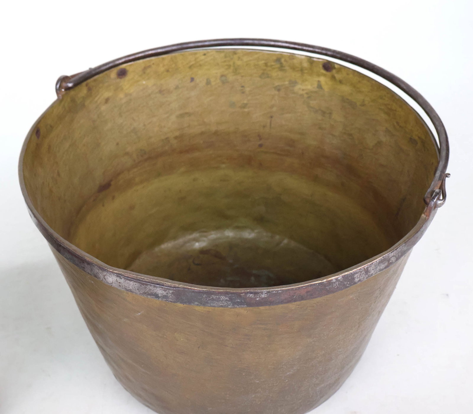 Two Brass Swing Handled Buckets - 5