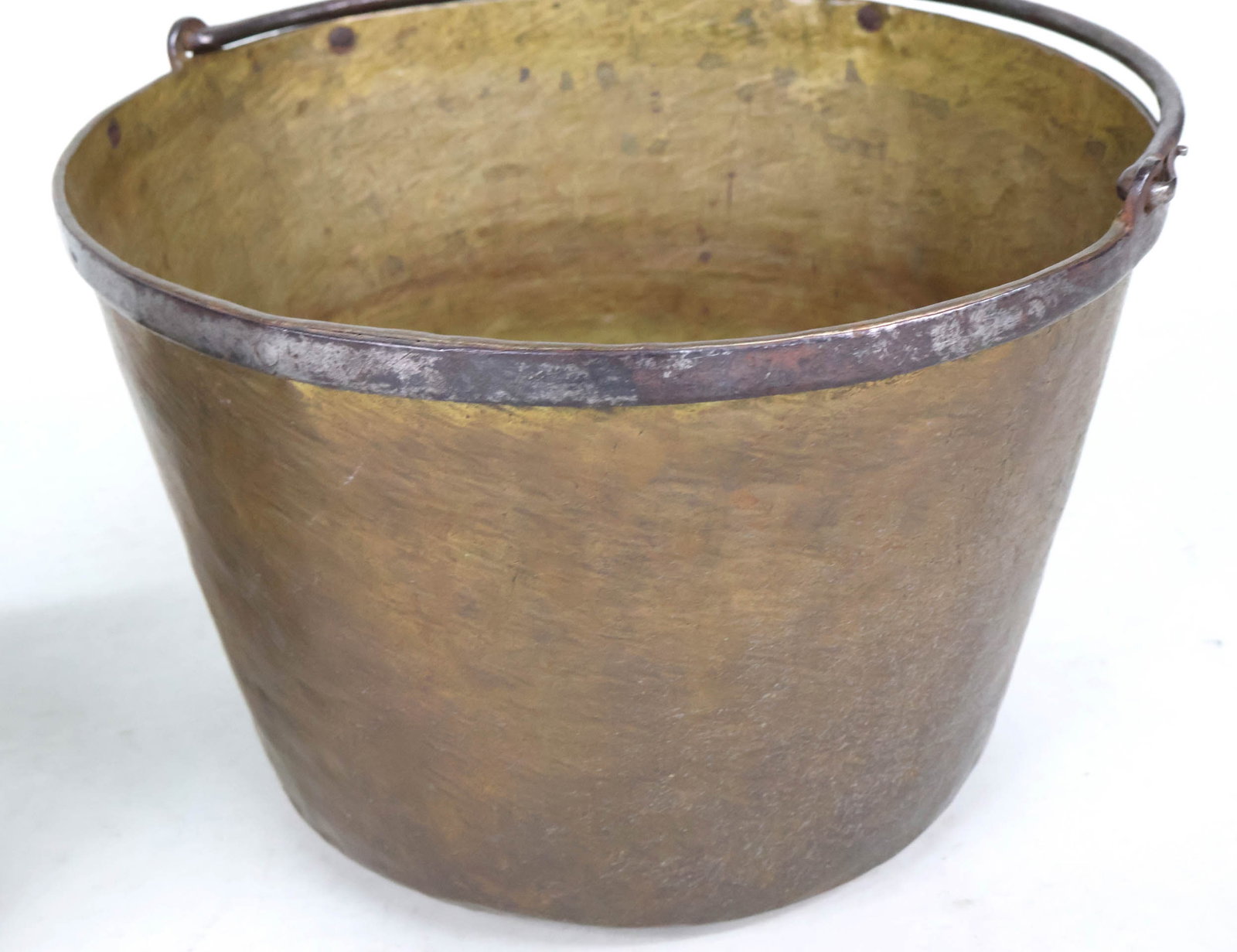 Two Brass Swing Handled Buckets - 6