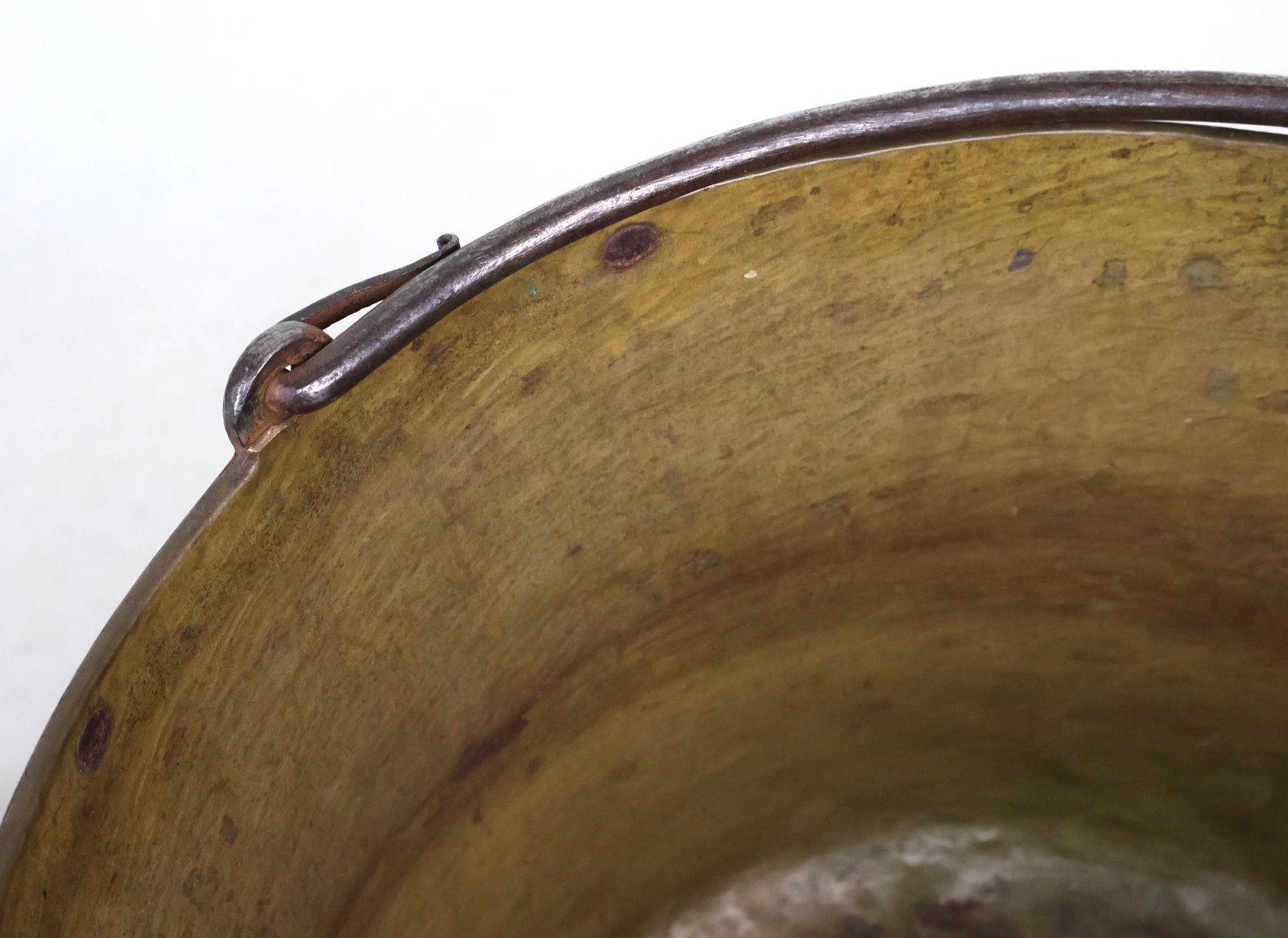 Two Brass Swing Handled Buckets - 7